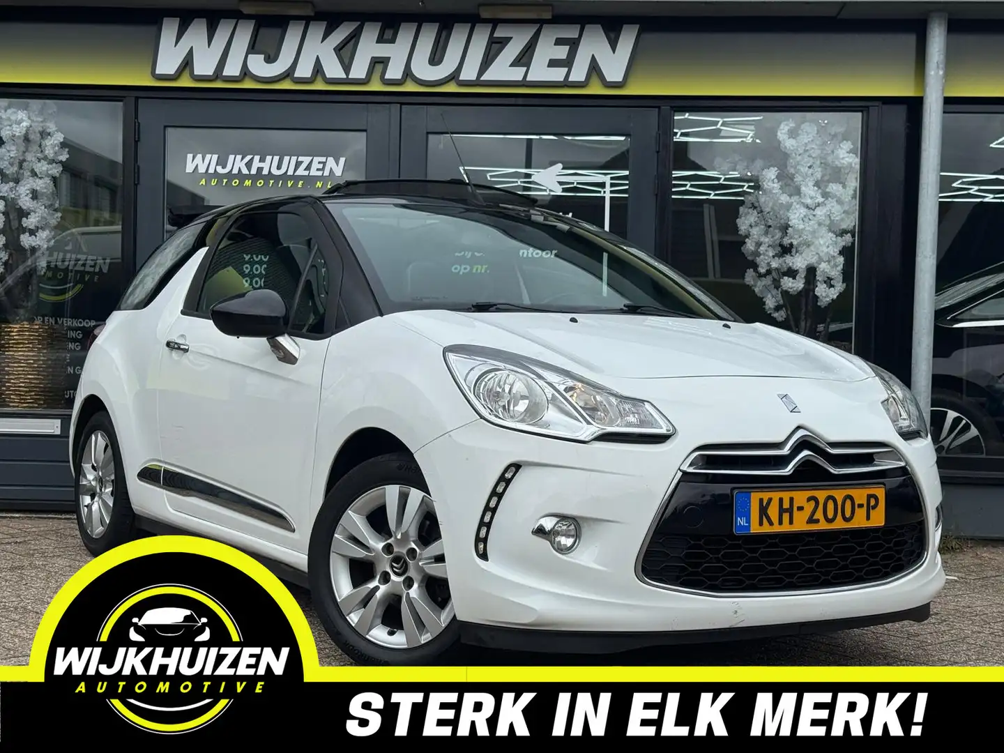 Citroen DS3 Cabrio 1.2 PureTech So Chic Cabrio met Airco !!! C Wit - 1