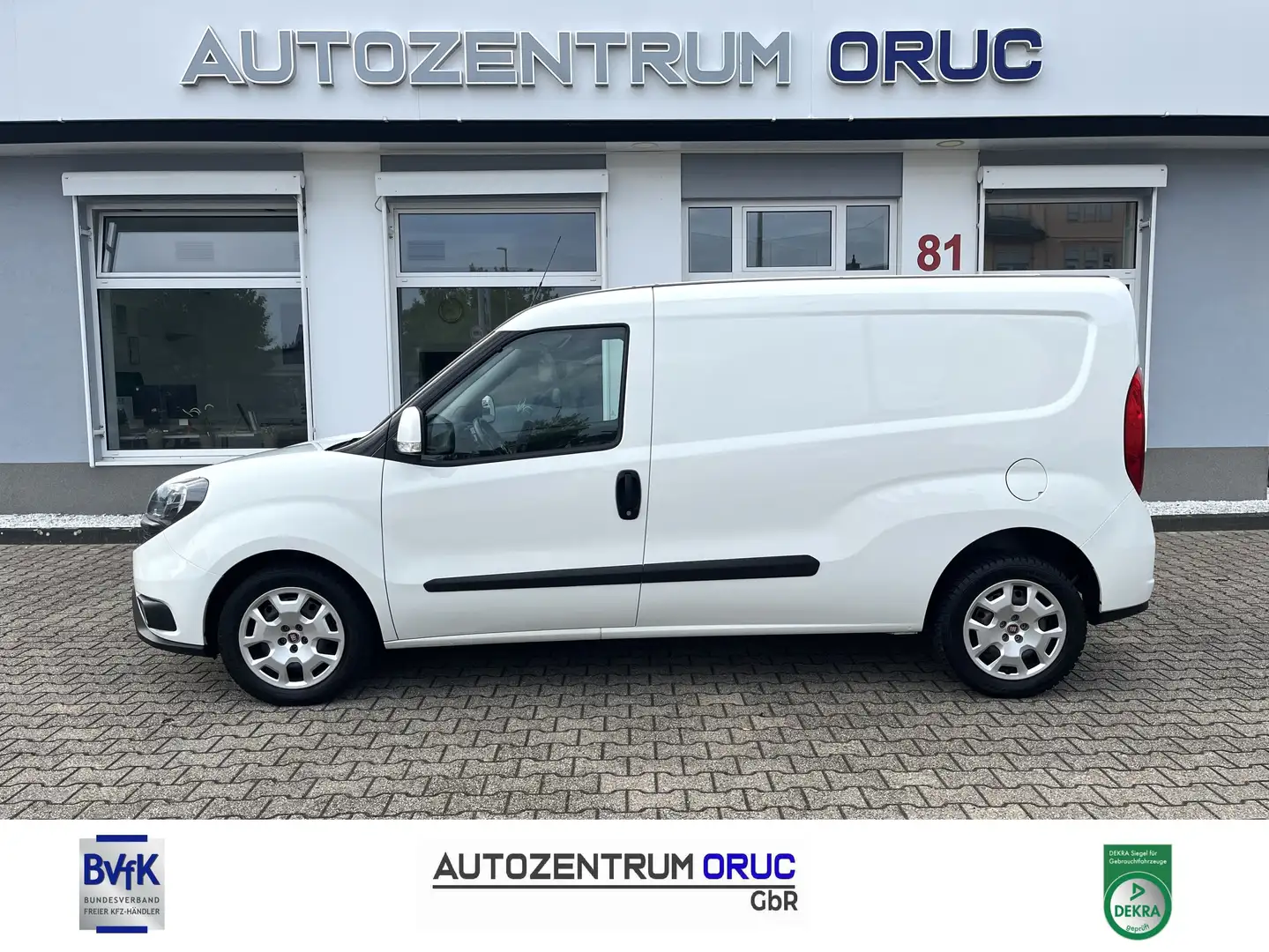 Fiat Doblo SX Maxi Kasten *Navi*PDC*Klima* Blanc - 1