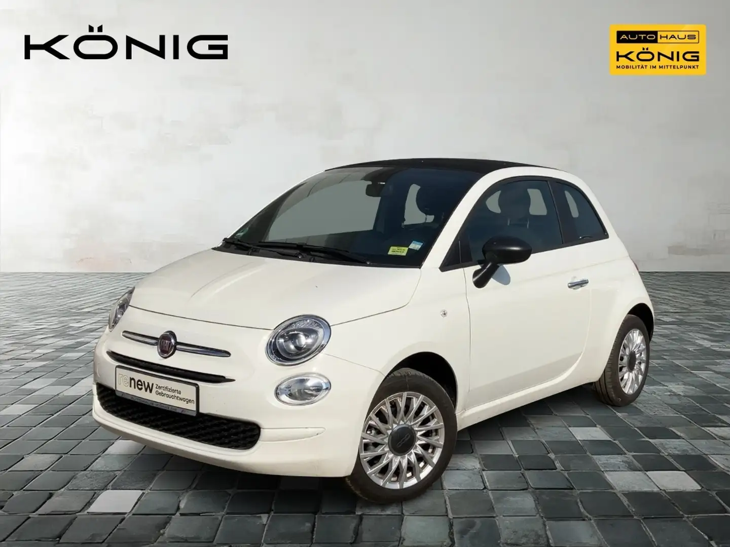 Fiat 500C Cabrio 1.0 GSE Cool & Sound Weiß - 1