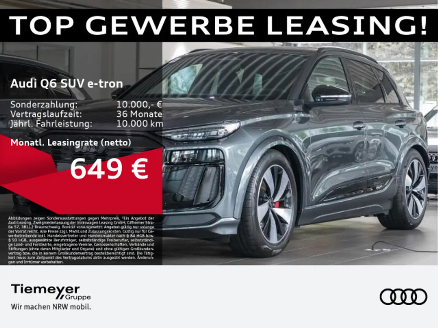 Audi Q6 Q6 e-tron Q 360* MATRIX HuD VIRTUAL PANO Grau - 1
