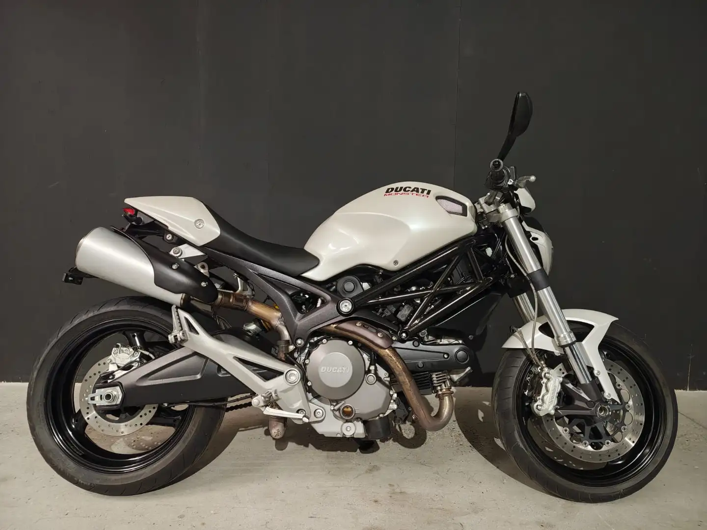 Ducati Monster 696 - SOLO EXPORT Blanc - 1