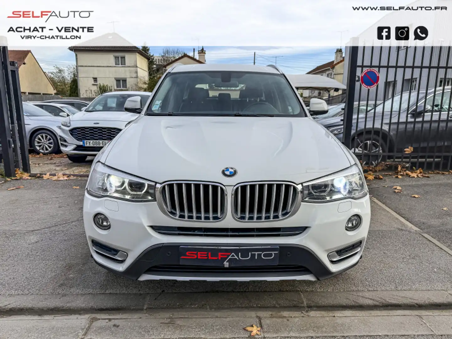 BMW X3 (F25) XDRIVE20DA 190CH XLINE Blanc - 2