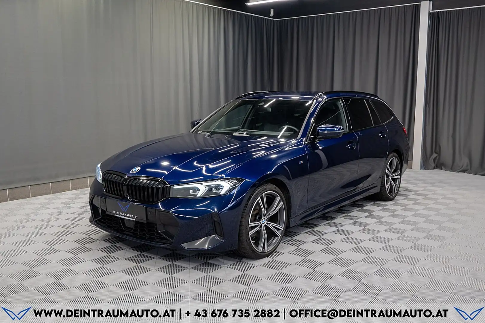 BMW 320 d xDrive Touring*M-PAKET*ACC*INDIVIDUAL*LED* Bleu - 1