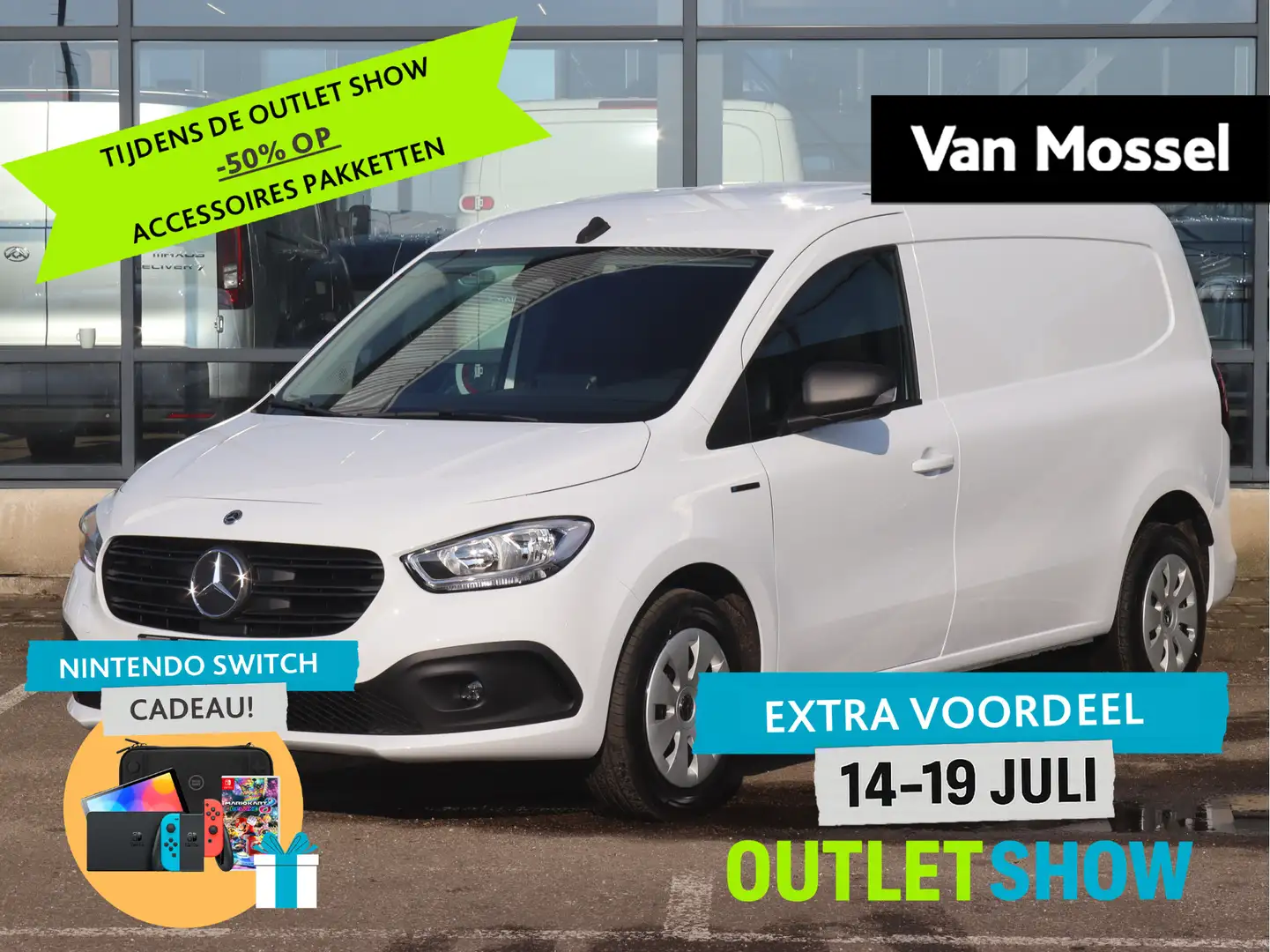 Mercedes-Benz Citan eCitan 112 Pro L2 51 kWh Blanc - 1