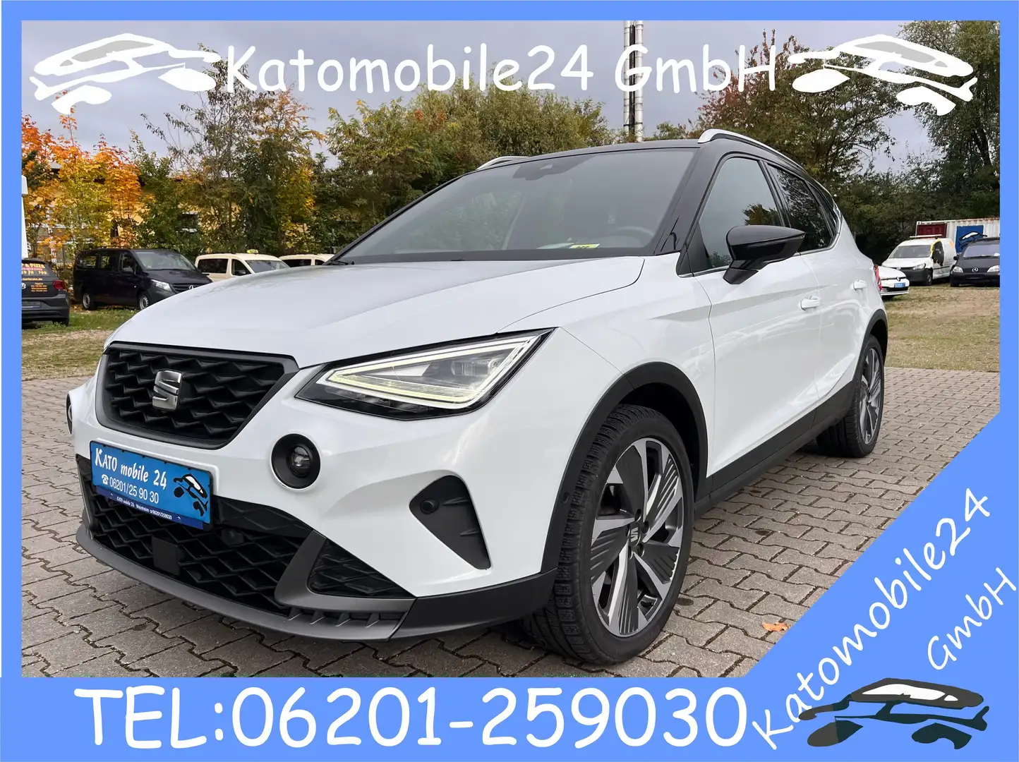 SEAT Arona FR 1.0 TGI CNG Erdgas Navi LED ACC 18" Kamera PLA Weiß - 1