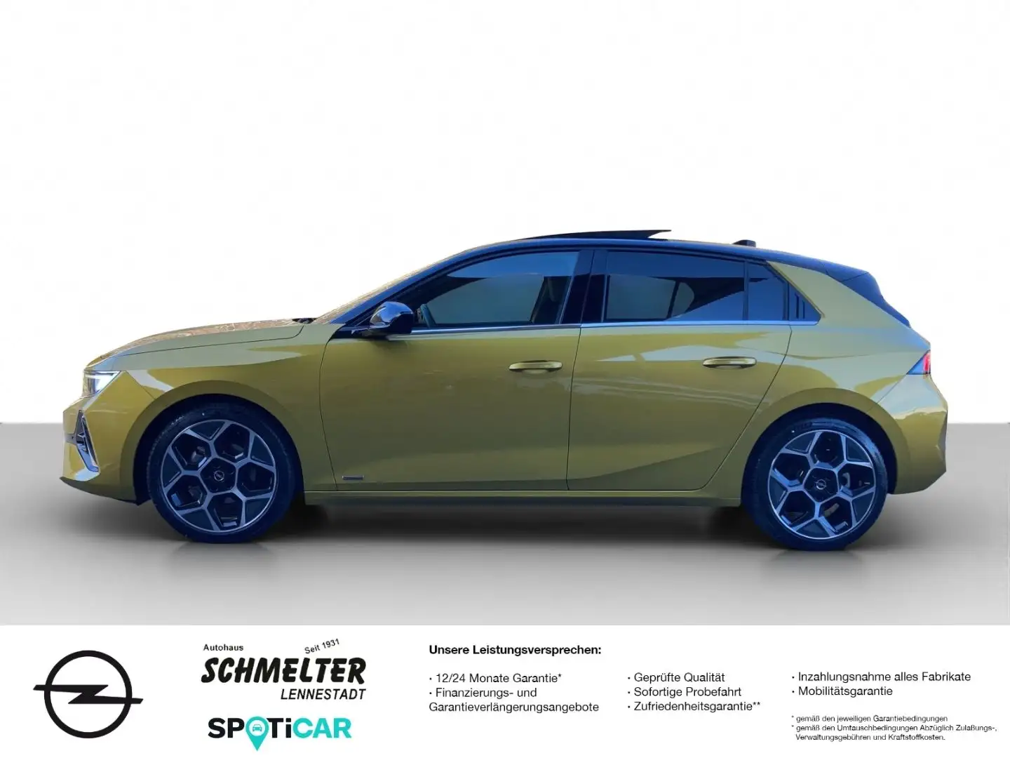 Opel Astra L Ultimate AT,Schiebedach,Leder,Matrix,18' Geel - 2