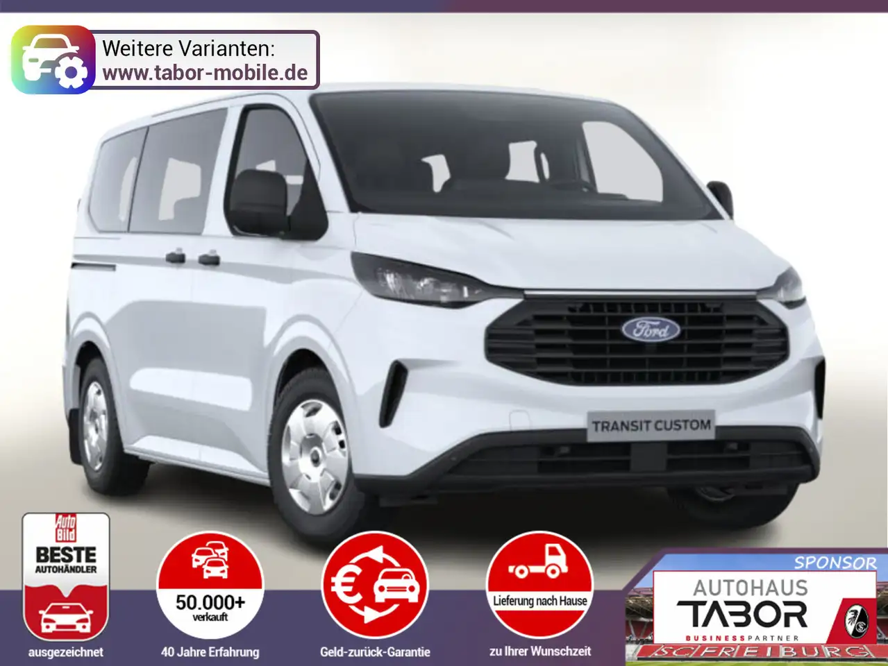 Ford Transit Custom Kombi Trend L1 SHZ Kam UVP-36%* — photo 1 of 15