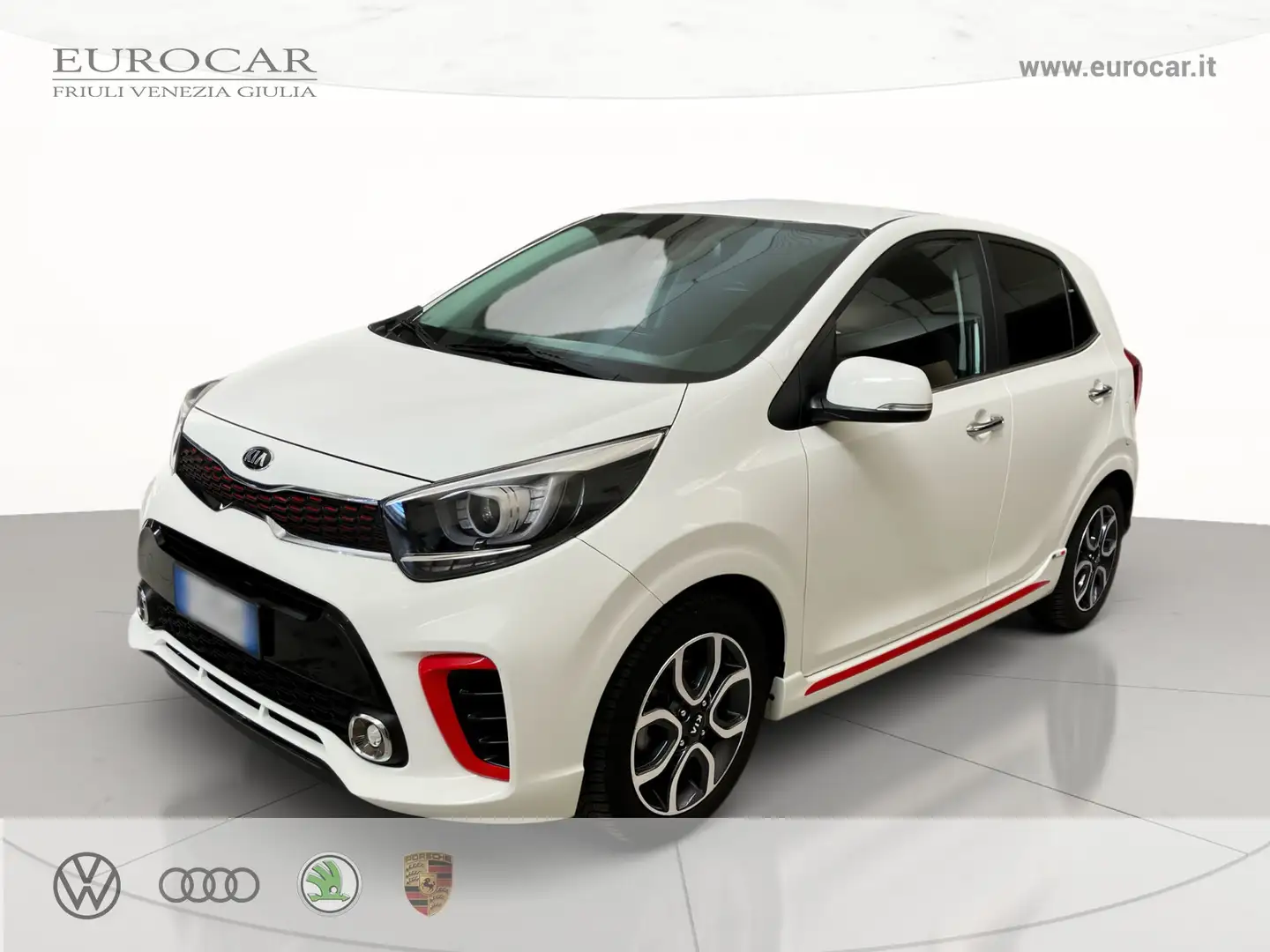 Kia Picanto 1.0 mpi gt line my18 Bianco - 1