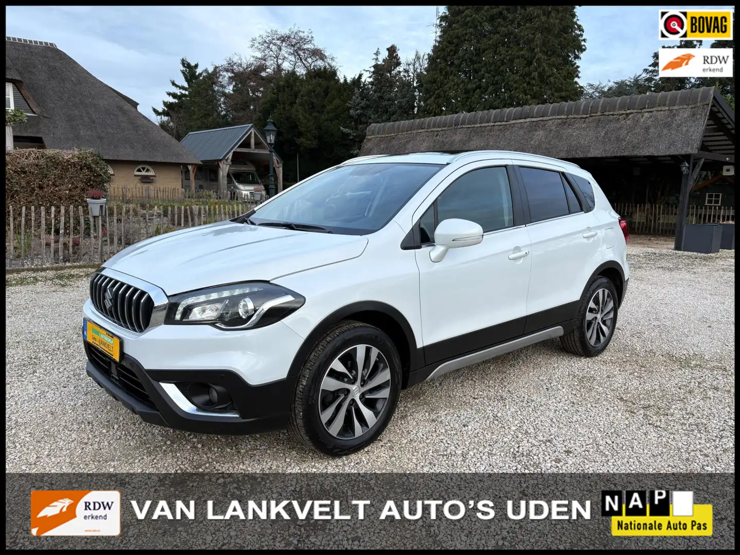 Suzuki S-Cross 1.4 Boosterjet Style Hybrid LED, Leder, Apple Carp Blanc - 1
