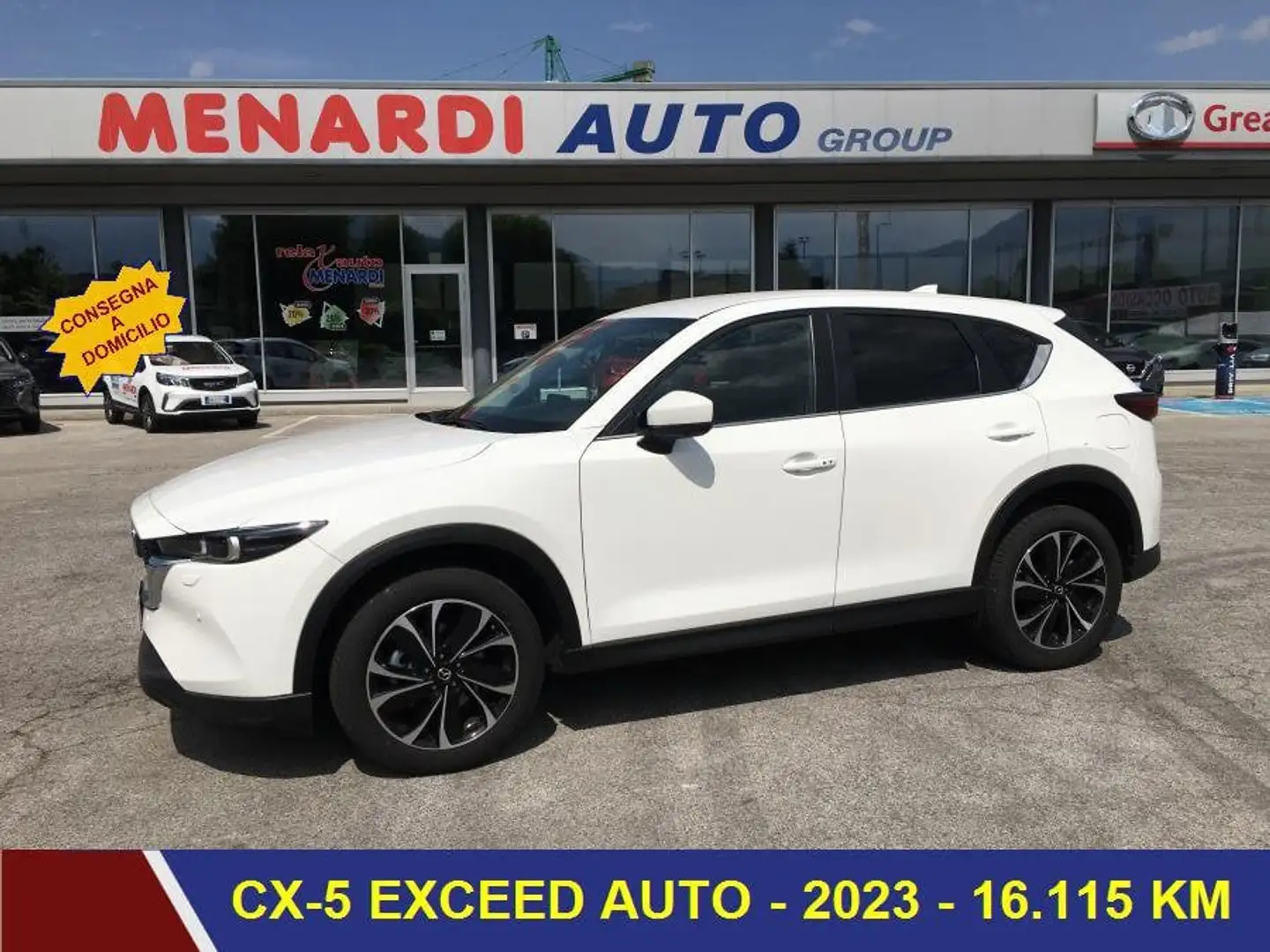Mazda CX-5 2.2L Skyactiv-D 150cv Exceed Auto DISPONIBILITA' Bianco - 1