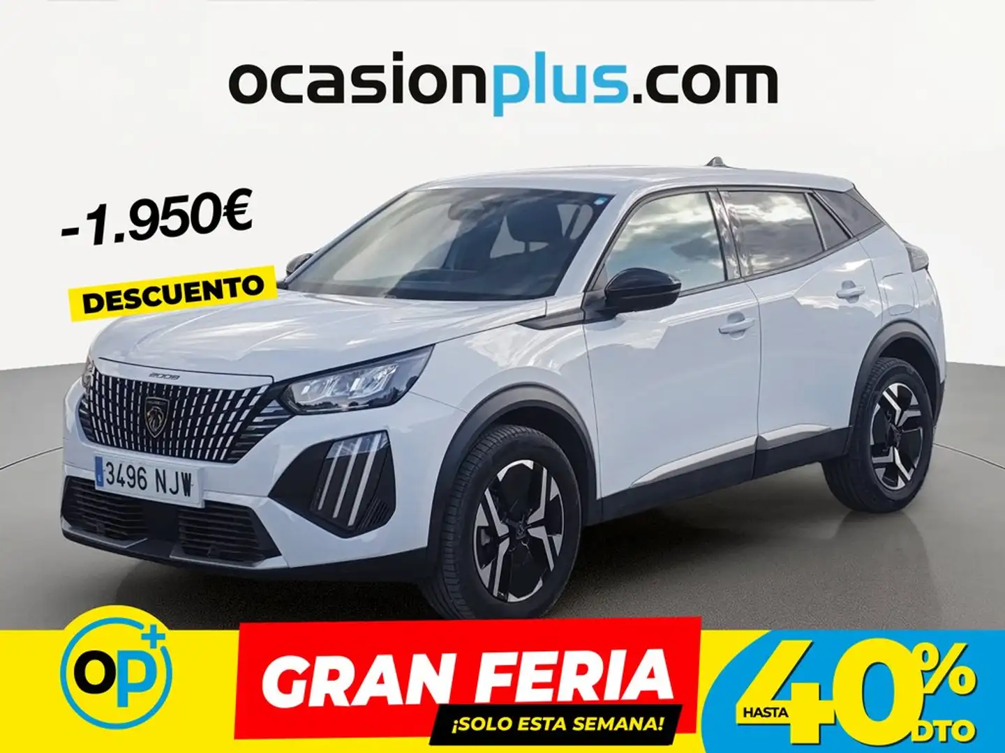 Peugeot 2008 Hybrid Allure eDCS6 145 Blanco - 1