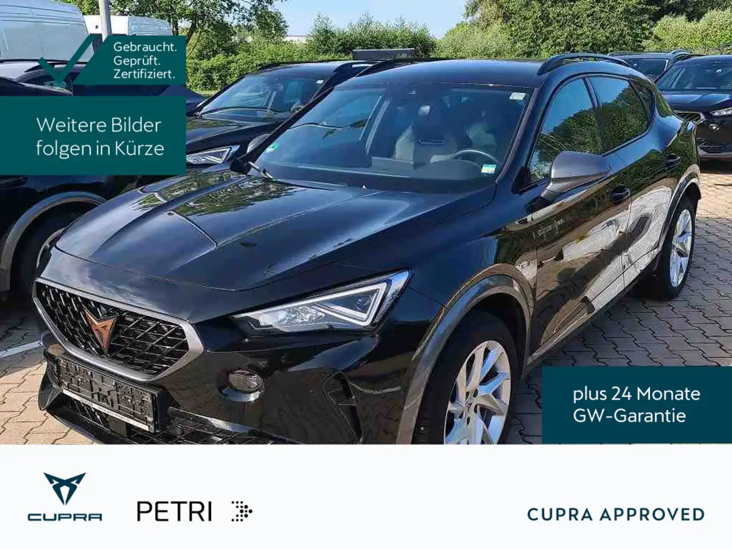 CUPRA Formentor 1.5 TSI DSG*NAVI*KAM*SHZ*E.Heck*Vorb.A Schwarz - 1