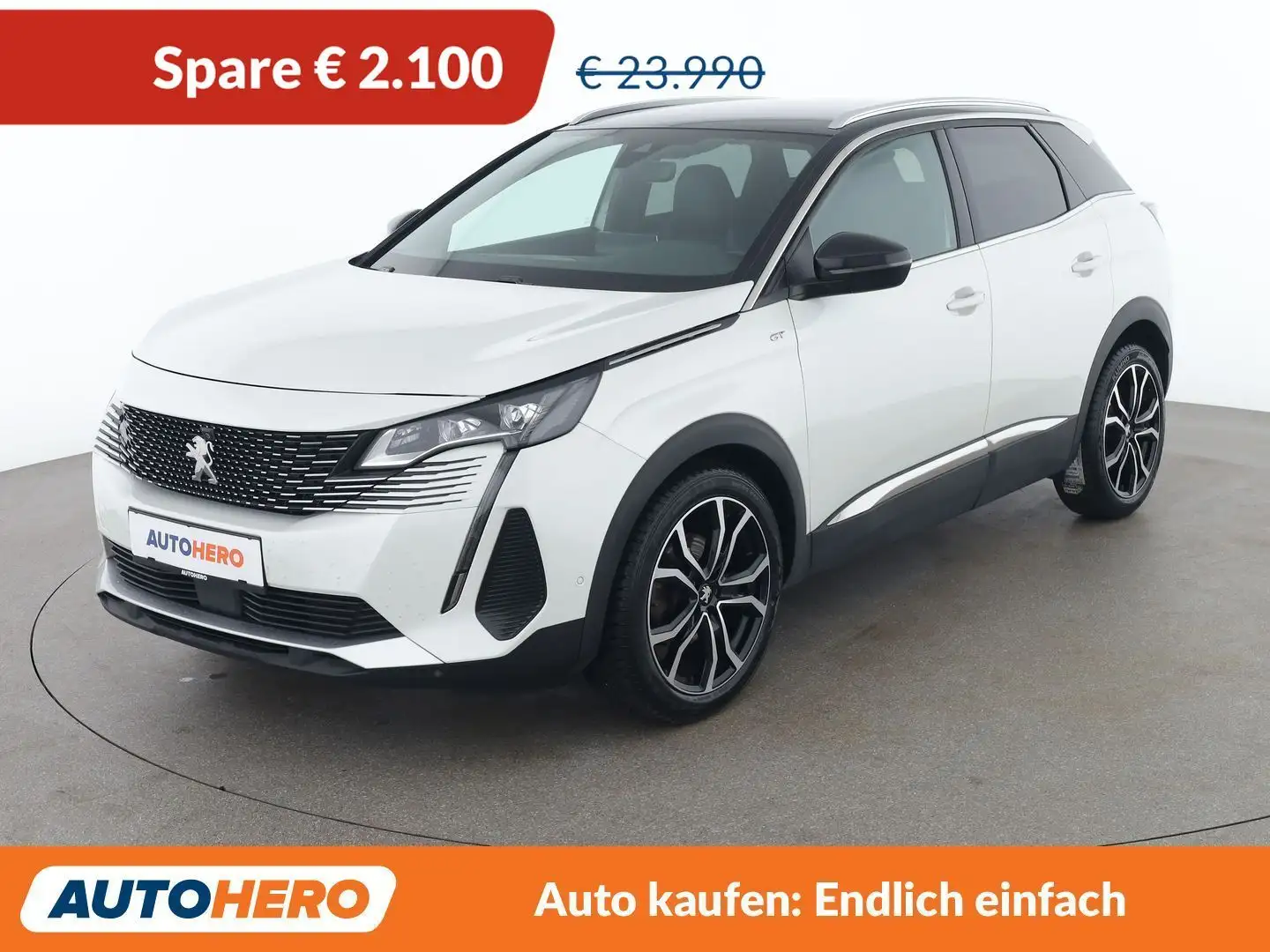 Peugeot 3008 1.5 Blue-HDi GT Weiß - 1