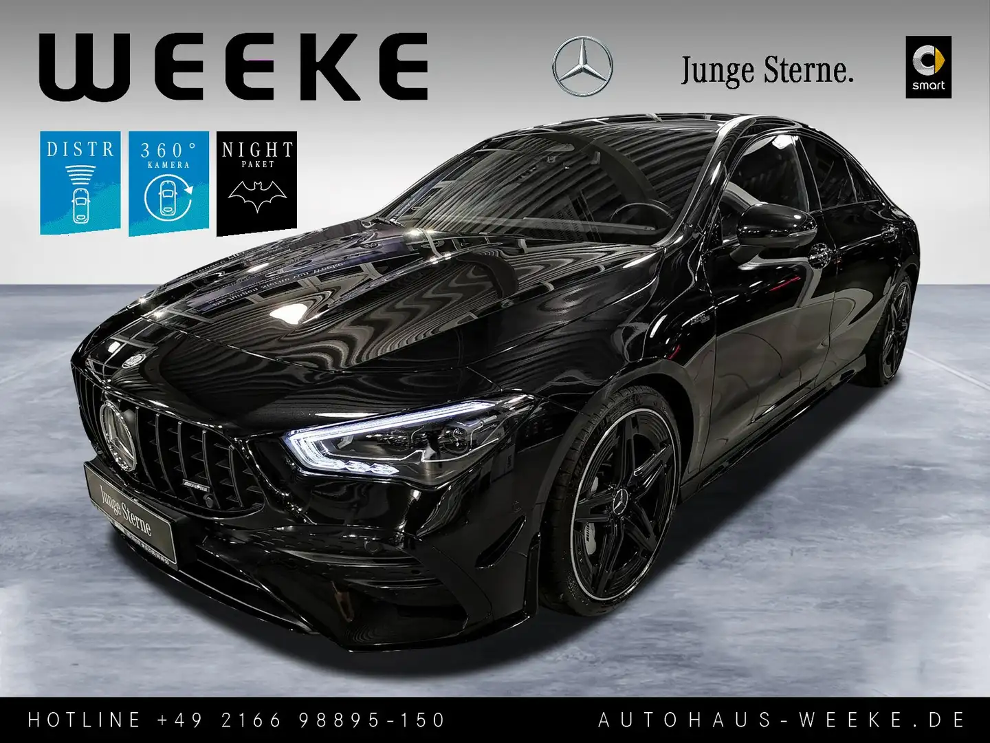 Mercedes-Benz CLA 35 AMG AMG CLA 35 4M PREMIUM+PANO-SD+360KAM+BURMESTER+ Noir - 1
