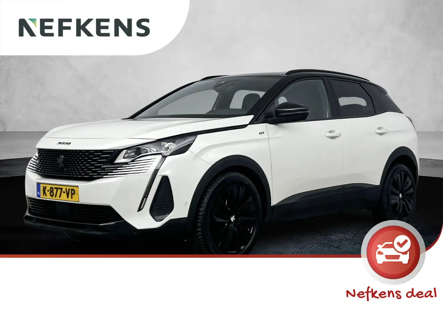 Peugeot 3008 SUV 1.2 130 pk Automaat GT | Black Pack | Navigati Weiß - 1