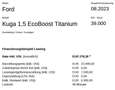 Ford Kuga 1,5 EcoBoost Titanium Silber - thumbnail 28