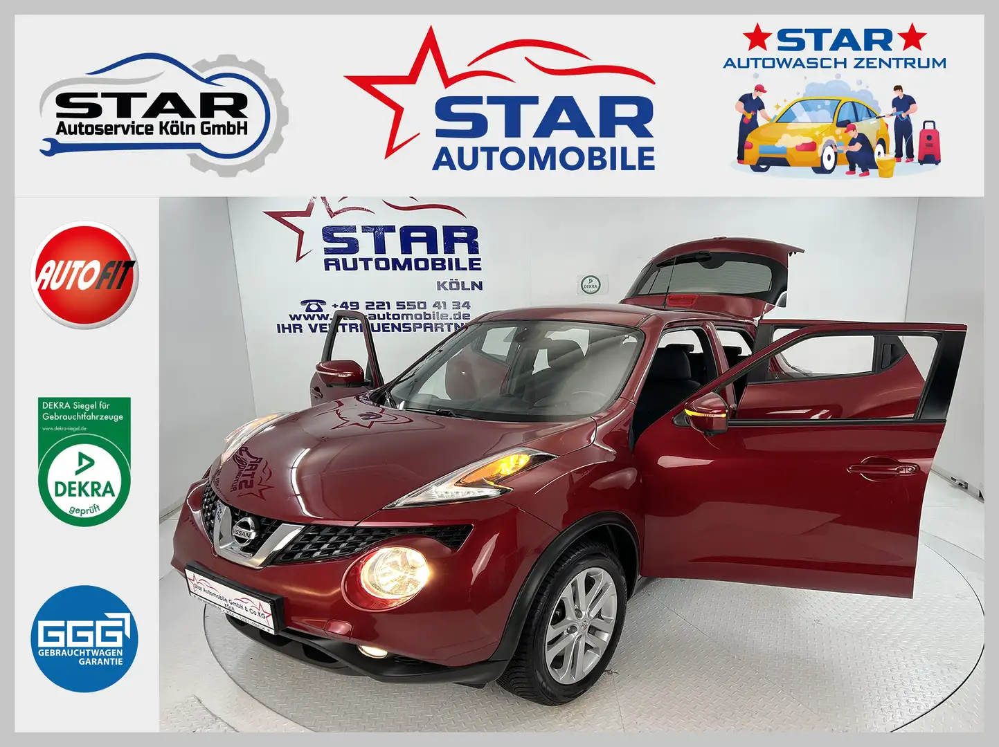 Nissan Juke Juke N-Connecta 4x4*1,6-140kW Turbo 16V*Technology Rot - 1