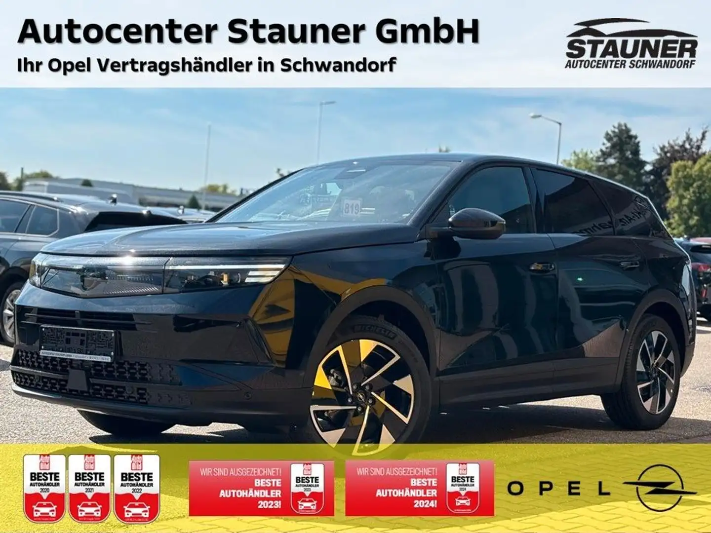 Opel Grandland X Grandland GS Hybrid 145PS AT8*PIXEL BOX*16"TOUCH Nero - 1