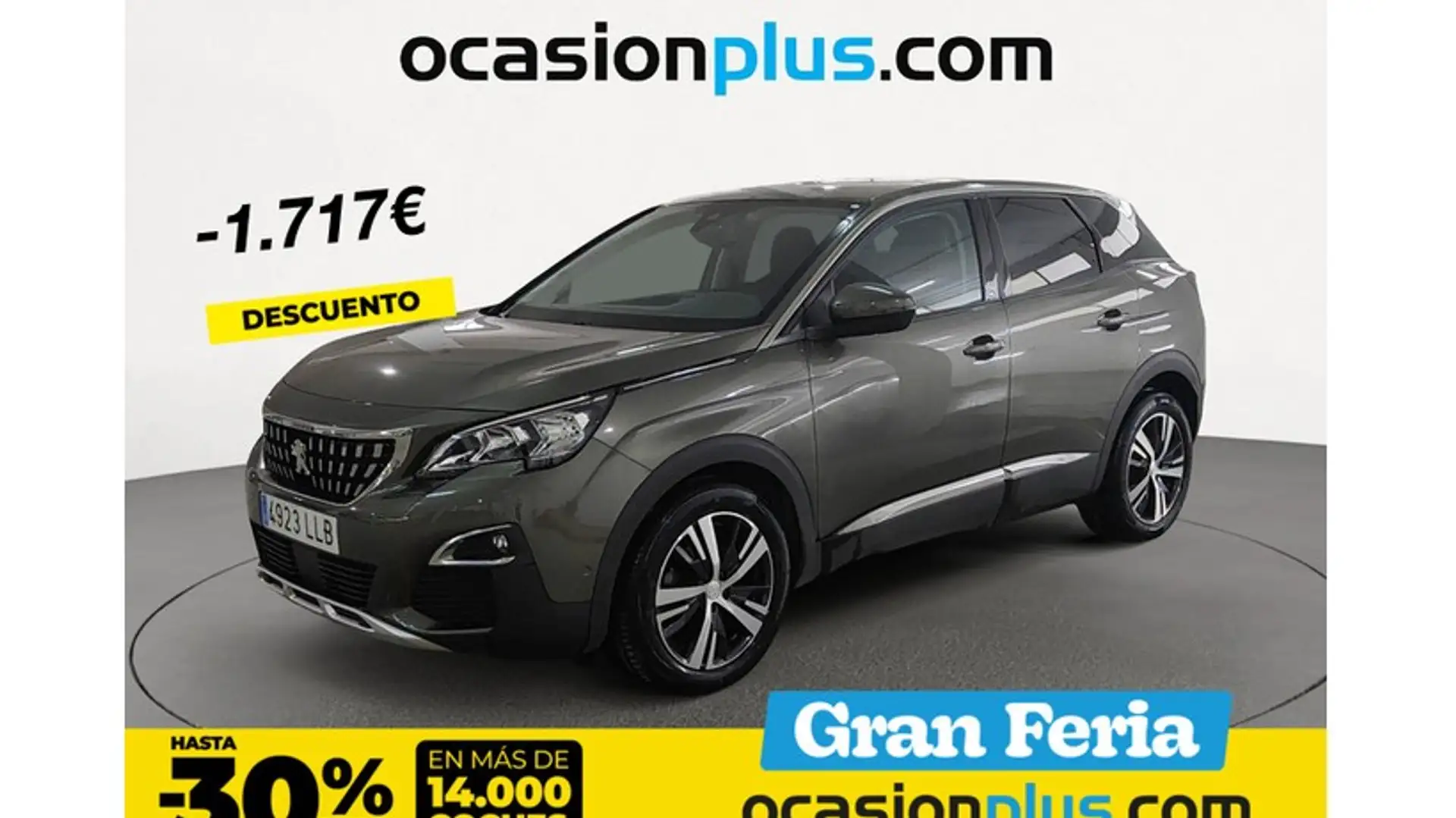 Peugeot 3008 1.6 BlueHDi Allure EAT6 120 Argent - 1