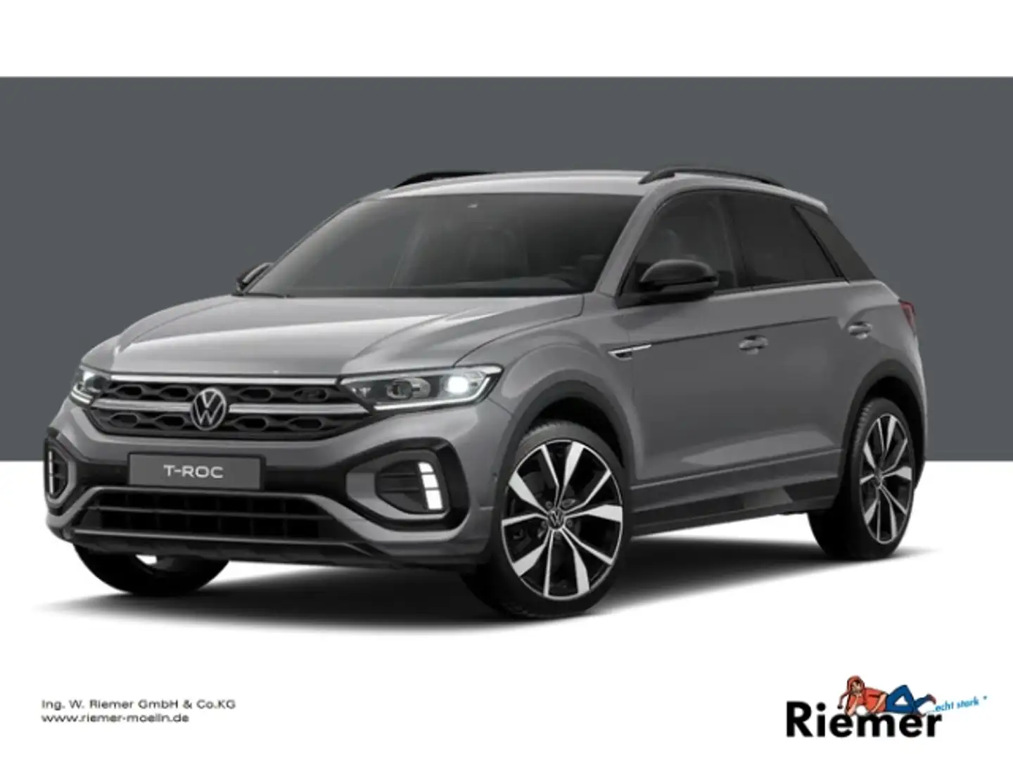 Volkswagen T-Roc 1,5 TSI R-Line AHK Beats Black Style Kessy Grau - 1