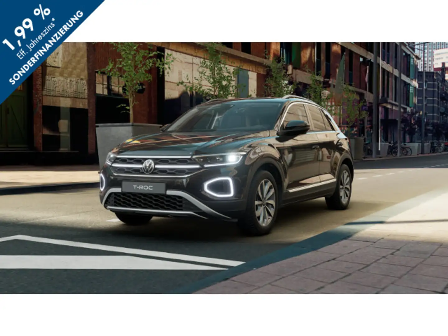 Volkswagen T-Roc 1.5 TSI Style ACC/EasyOpen/Kamera/Navi Negro - 1