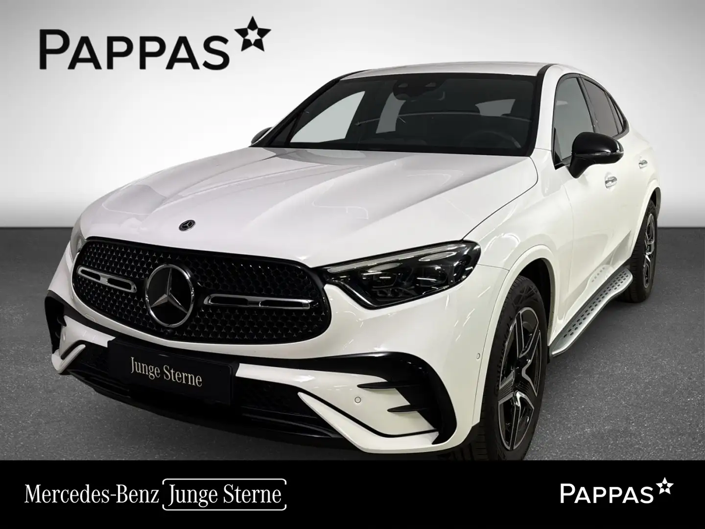 Mercedes-Benz GLC 220 d 4MATIC Coupé Totw LED Distr PTS Cam Weiß - 1