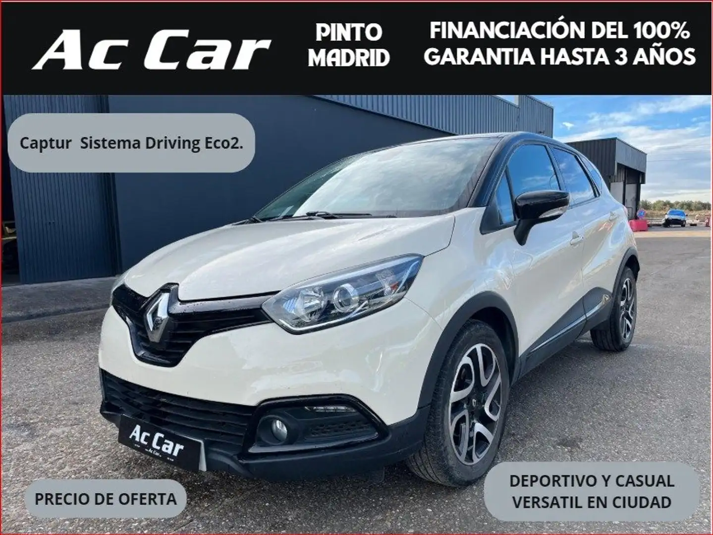 Renault Captur Zen Energy TCe 120 EDC Euro 6 Blanco - 1