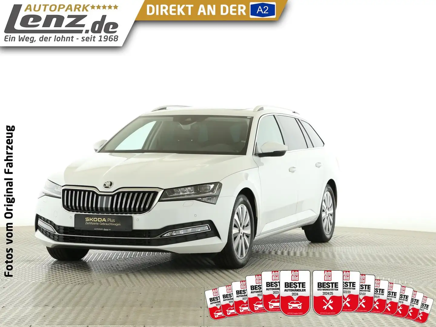 Skoda Superb Combi Premium Edition Matrix Navi Pano LM Weiß - 1