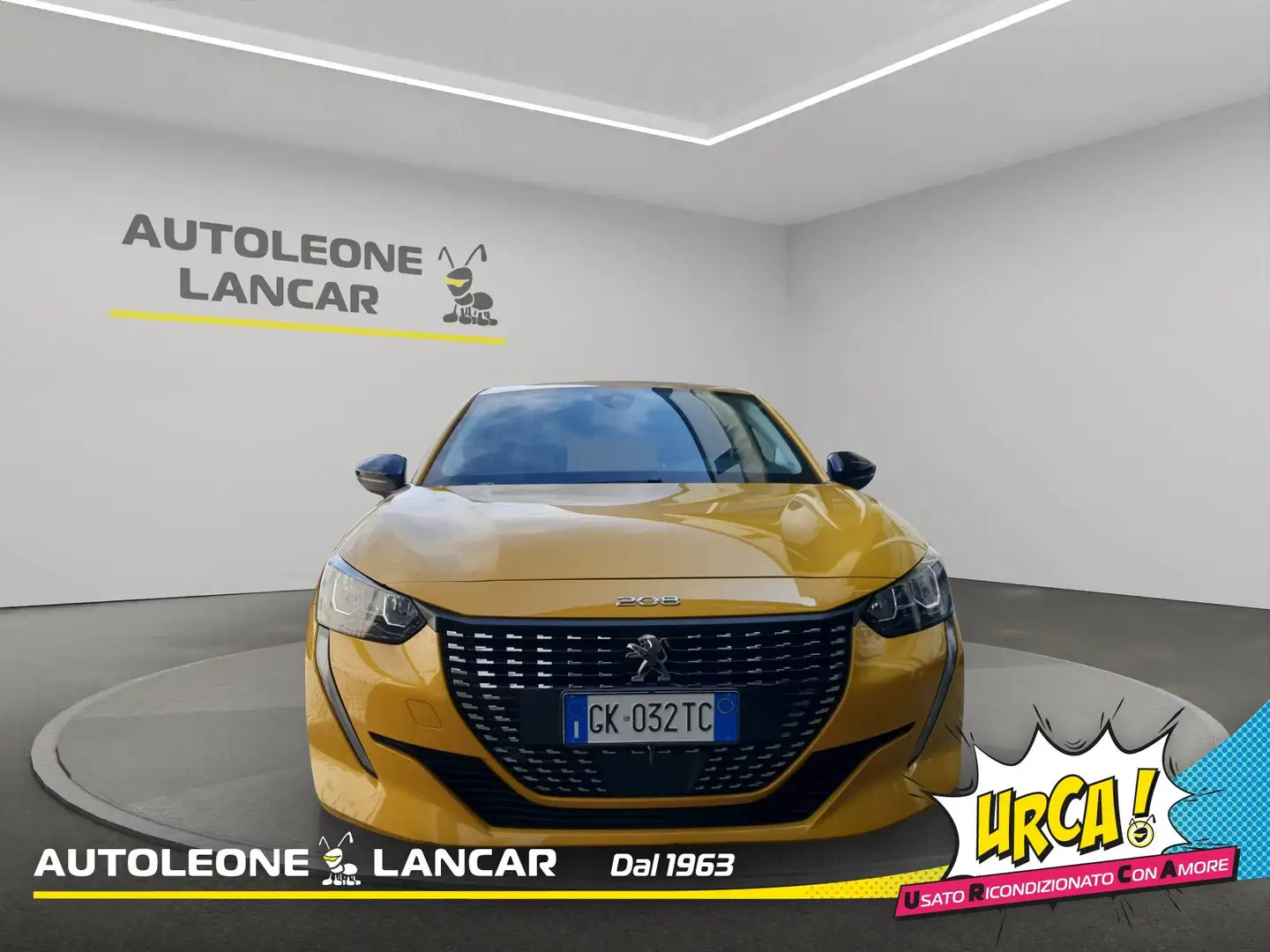 Peugeot 208 1.2 puretech Allure Pack 75cv 1 PROPRIETARIO E6 Amarillo - 2