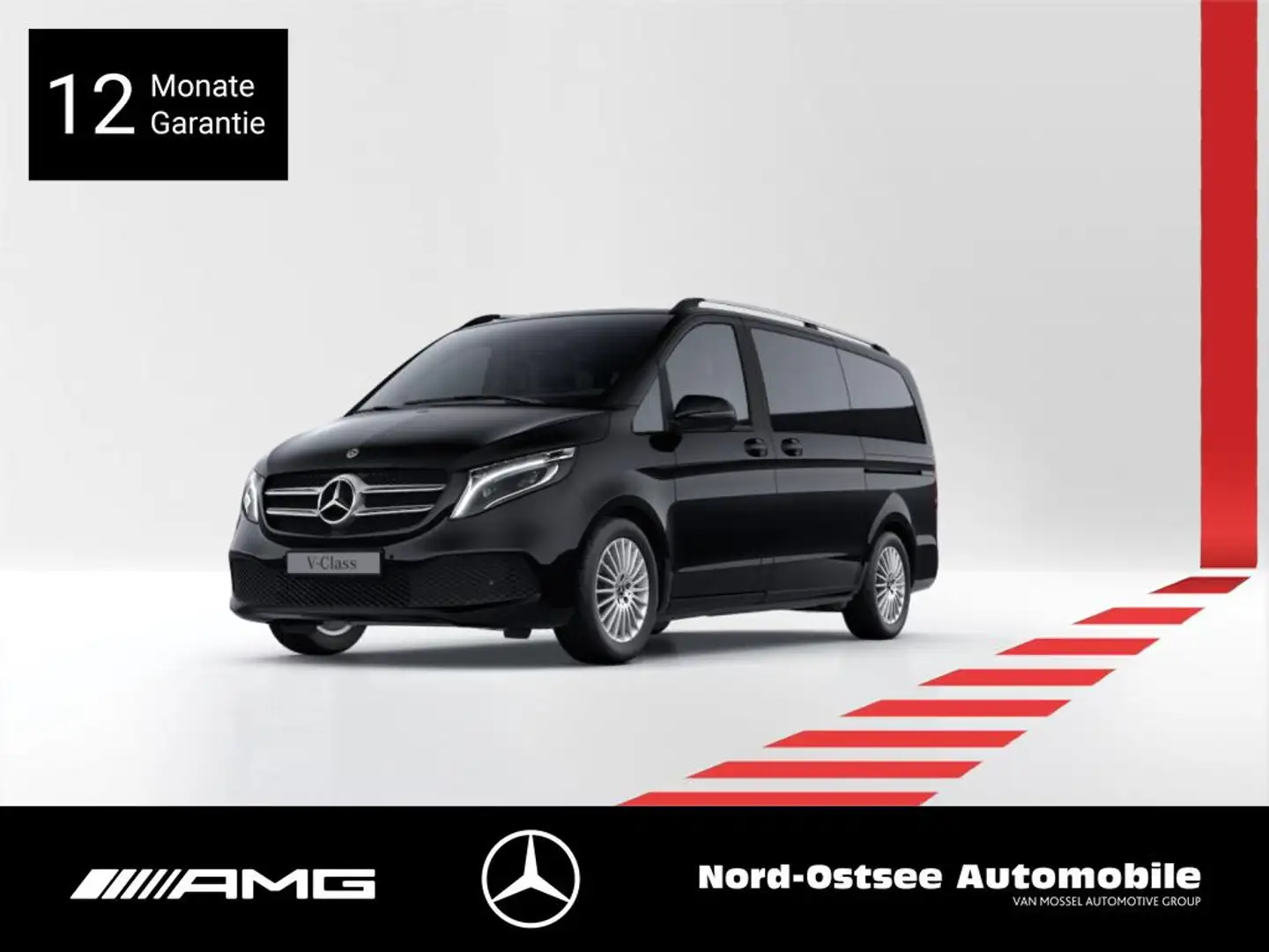 Mercedes-Benz V 250 EDITION 4MATIC AHK 2,5t SHZ KLIMA TEMPO Black - 1