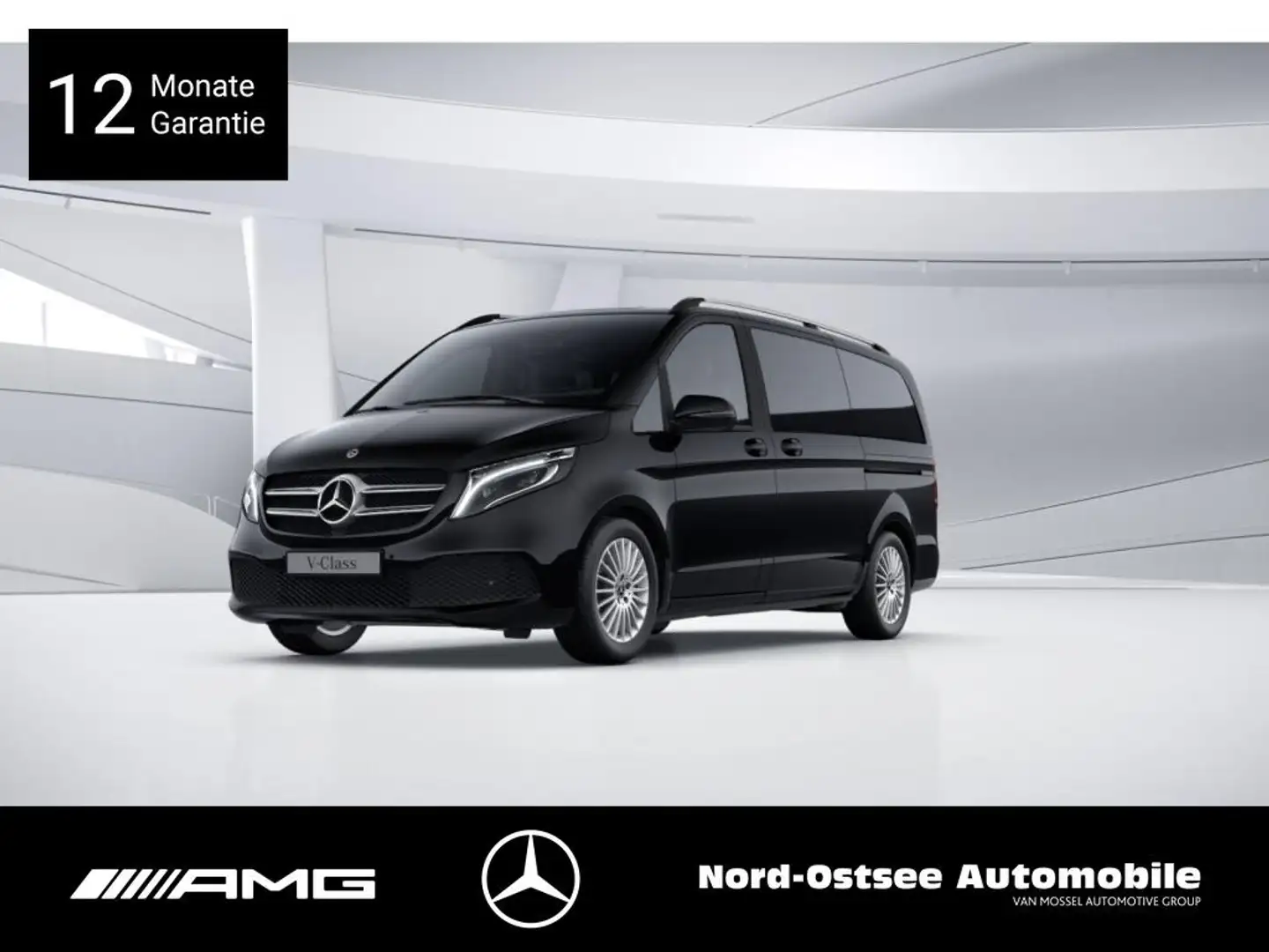Mercedes-Benz V 250 EDITION 4MATIC AHK 2,5t SHZ KLIMA TEMPO Schwarz - 1