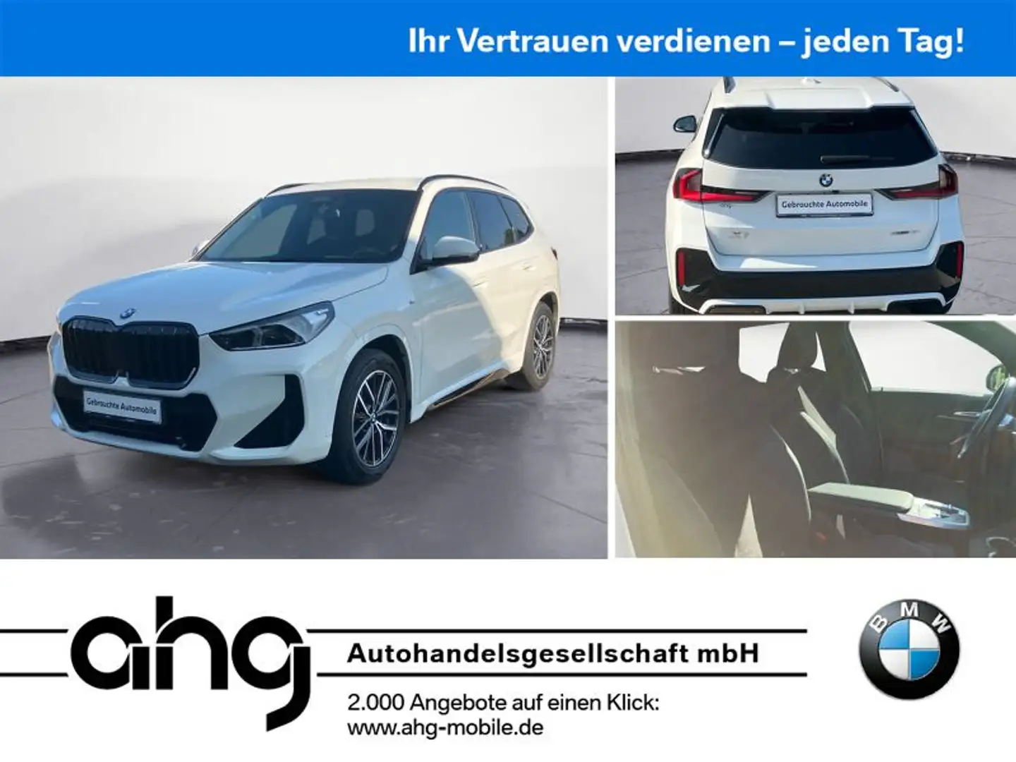 BMW X1 sDrive18i Steptronic M Sportpaket Head-Up AHK Weiß - 1
