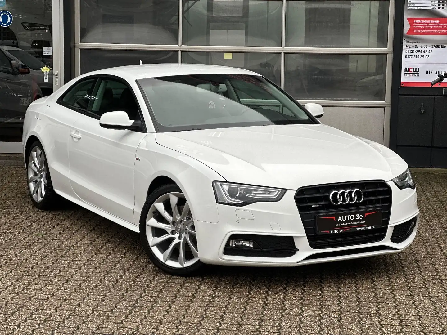 Audi A5 Coupe 3.0 TDI quattro S-Line Leder Navi Xenon Weiß - 1