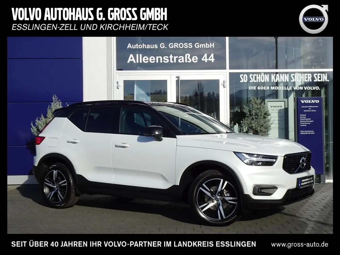 Volvo XC40 T3 Geartronic R-Design Wit - 1