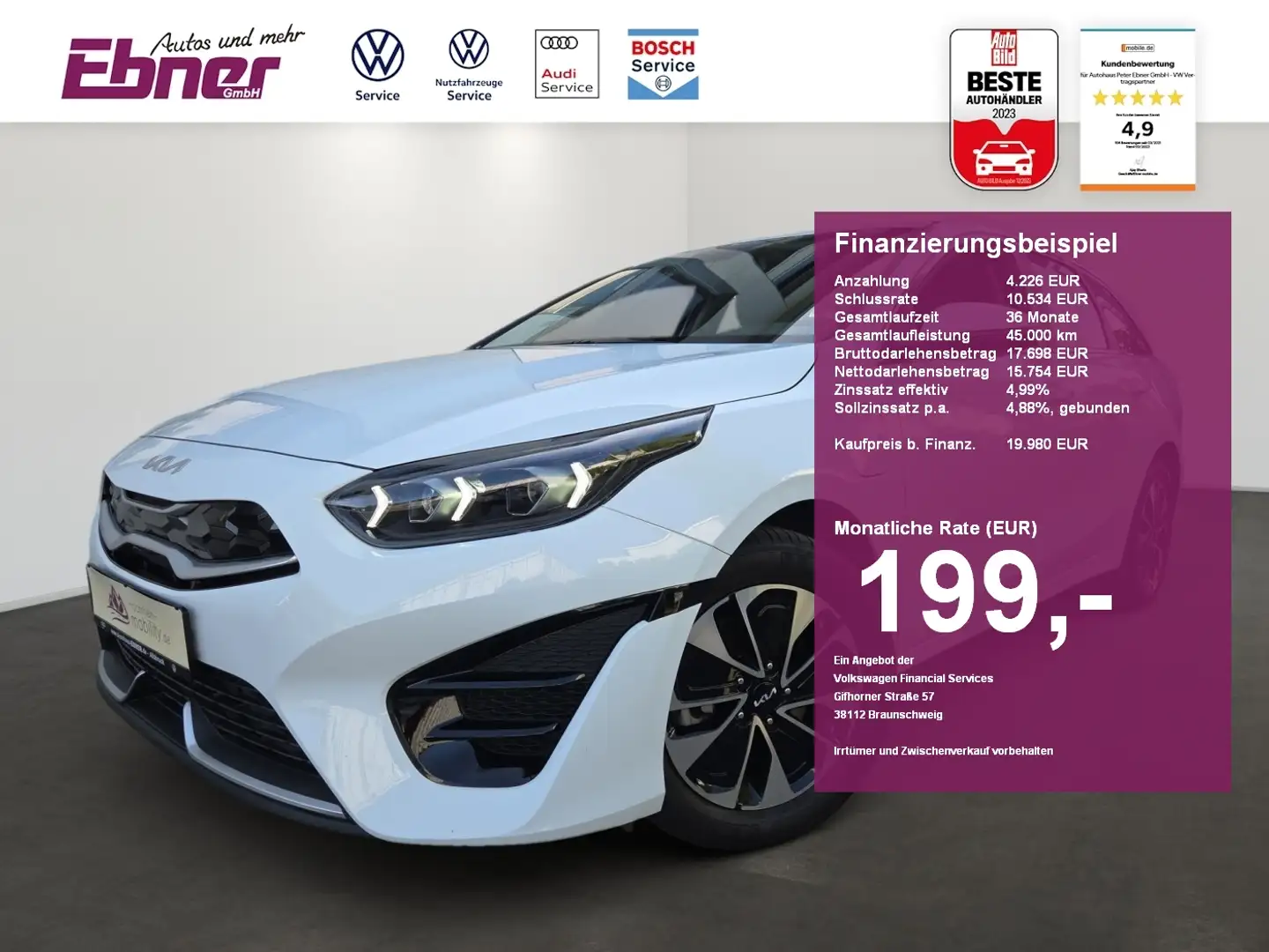 Kia Ceed SW / cee'd SW Ceed Sportswagon VISION PHEV DCT LED+KAMERA+SITZHZ Bianco - 1