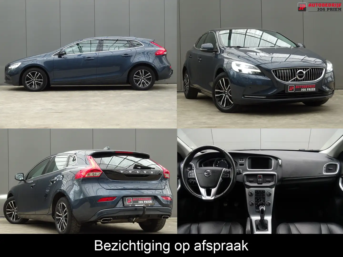 Volvo V40 2.0 D2 Nordic+ * LEER * PANORAMADAK * TREKHAAK !! Blau - 1