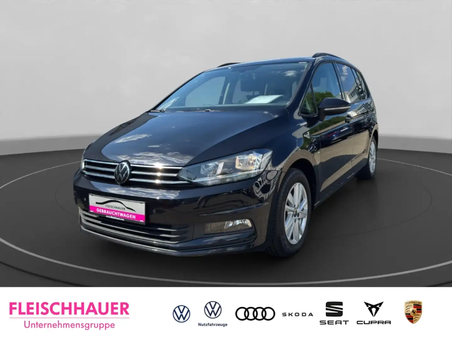 Volkswagen Touran Comfortline 2.0 TDI ACC+STHZ+NAVI+PDC V&H+SHZ+ Чёрный - 1
