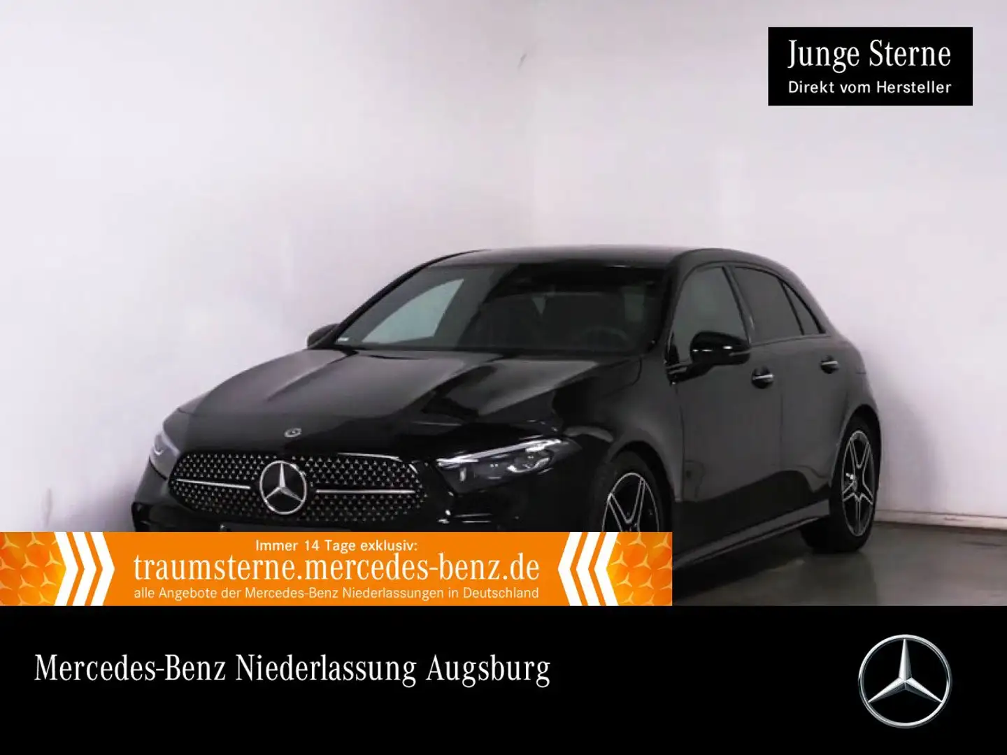 Mercedes-Benz A 200 AMG+NIGHT+MULTIBEAM+KAMERA+KEYLESS+7G Schwarz - 1