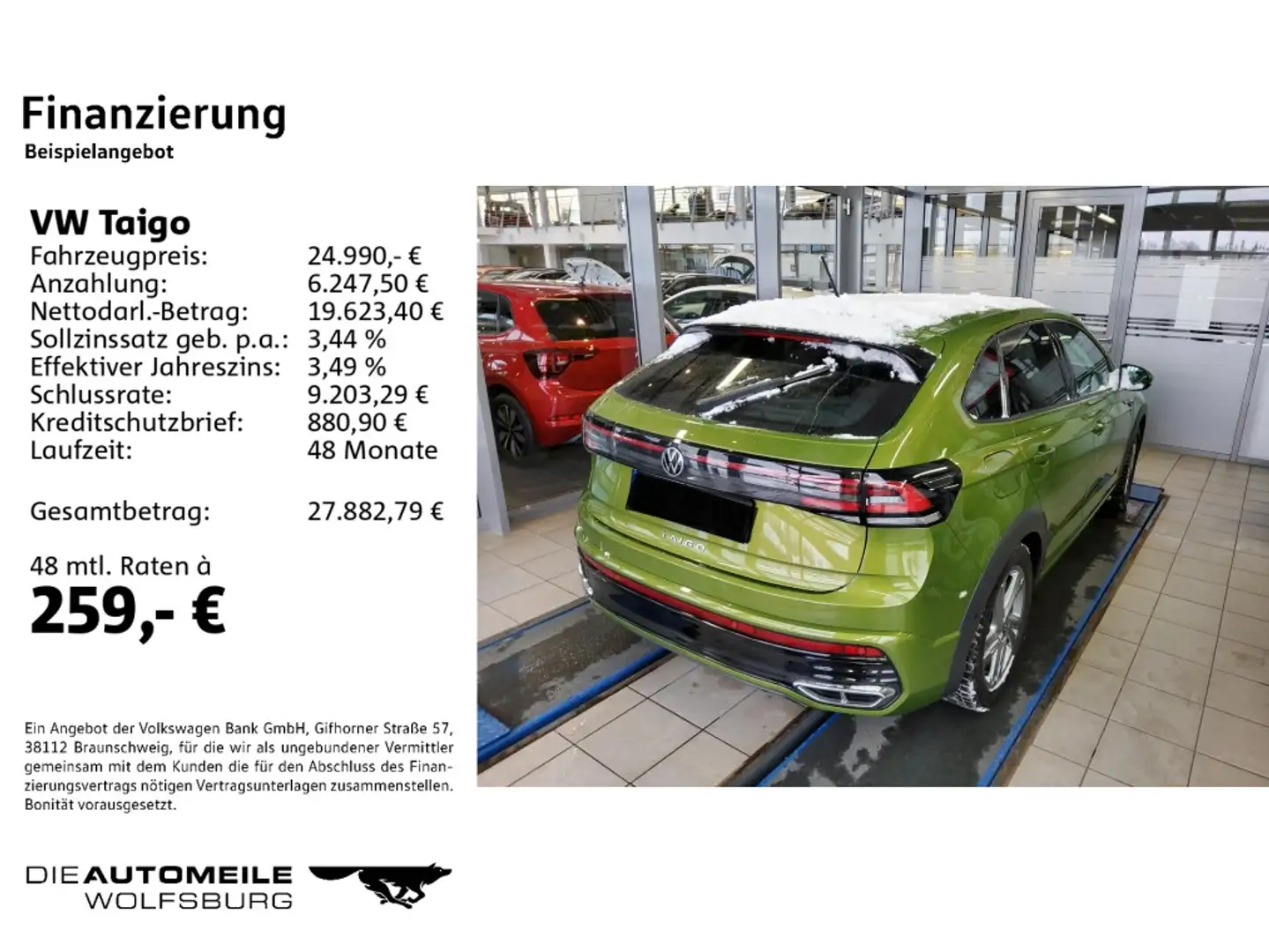 Volkswagen Taigo 1.5 TSI DSG R-Line Pano/ACC/Rückkam Grün - 2