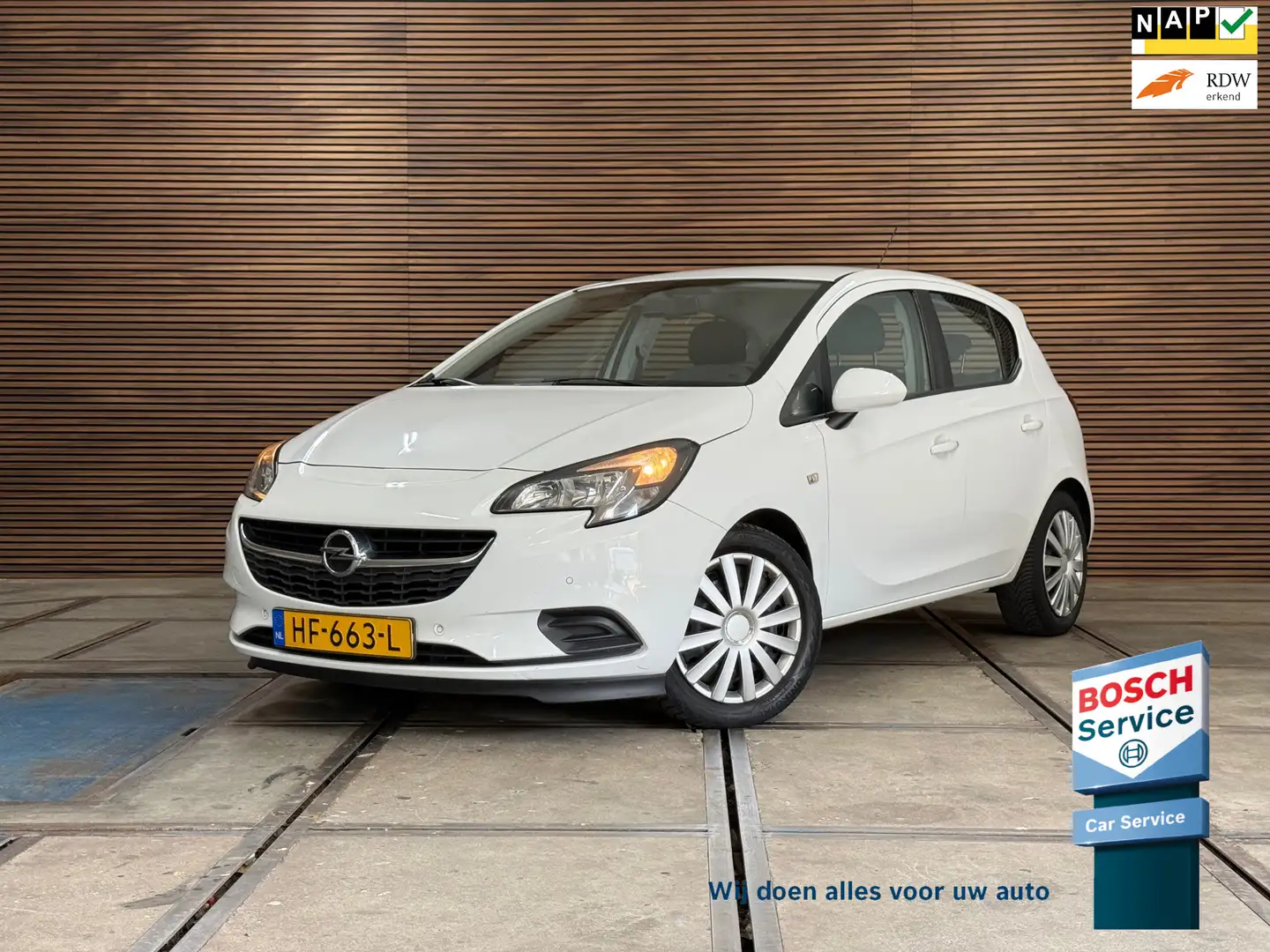 Opel Corsa 1.0 Turbo Edition | NAP | Airco | Parkeersensoren Wit - 1