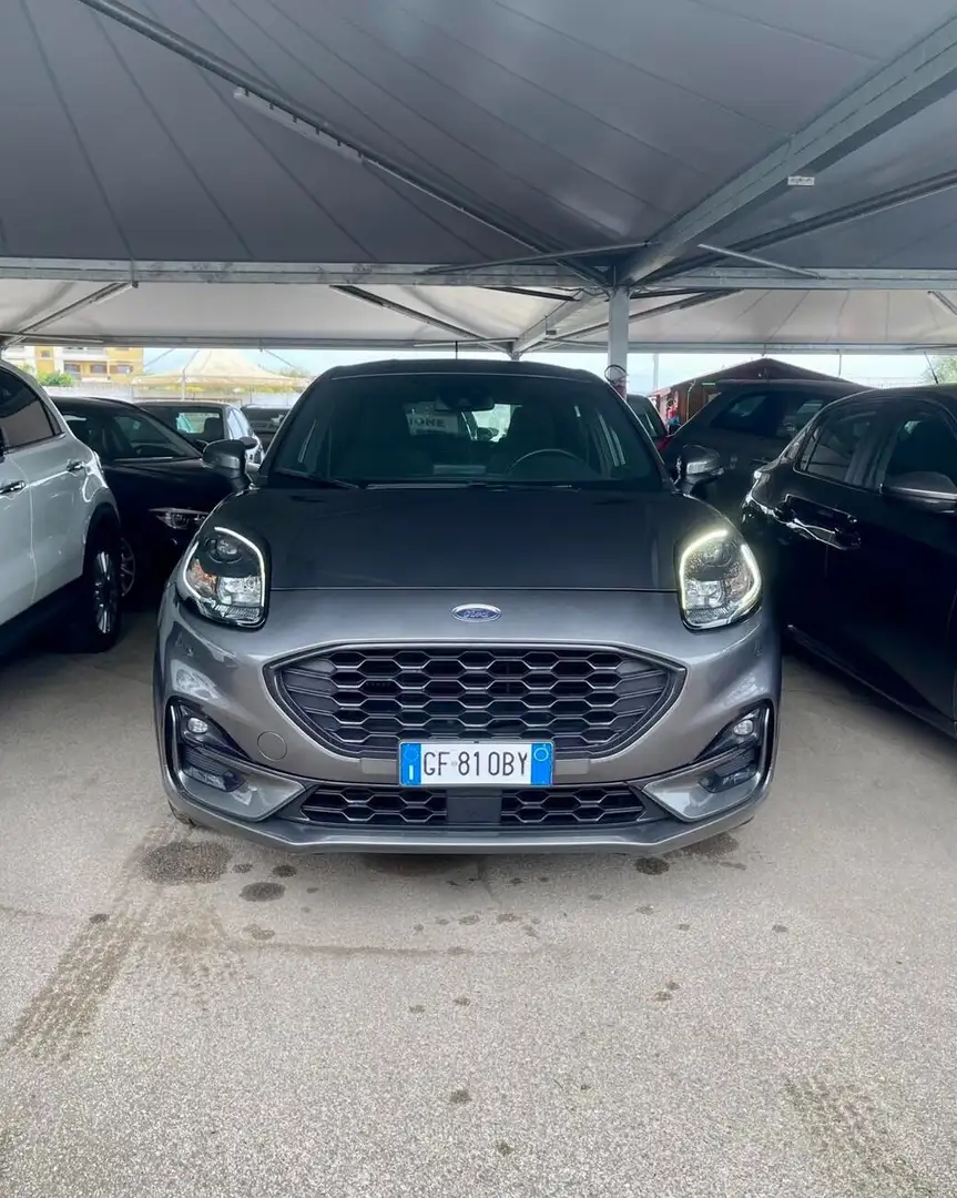Ford Puma Puma 1.0 EcoBoost Hybrid 125 CV S&S ST-Line Grijs - 1