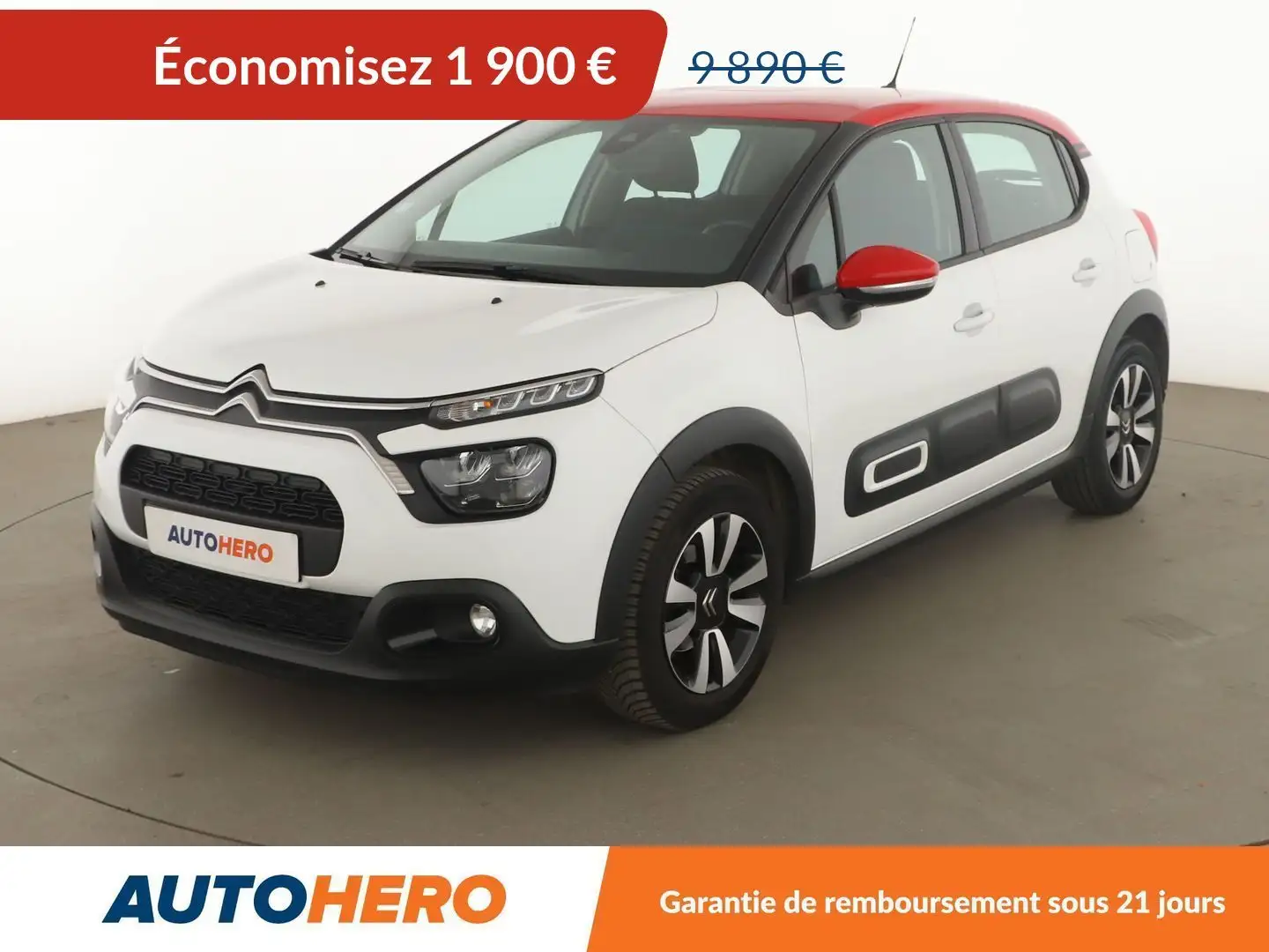 Citroen C3 1.2 PureTech Shine Pack Blanc - 1