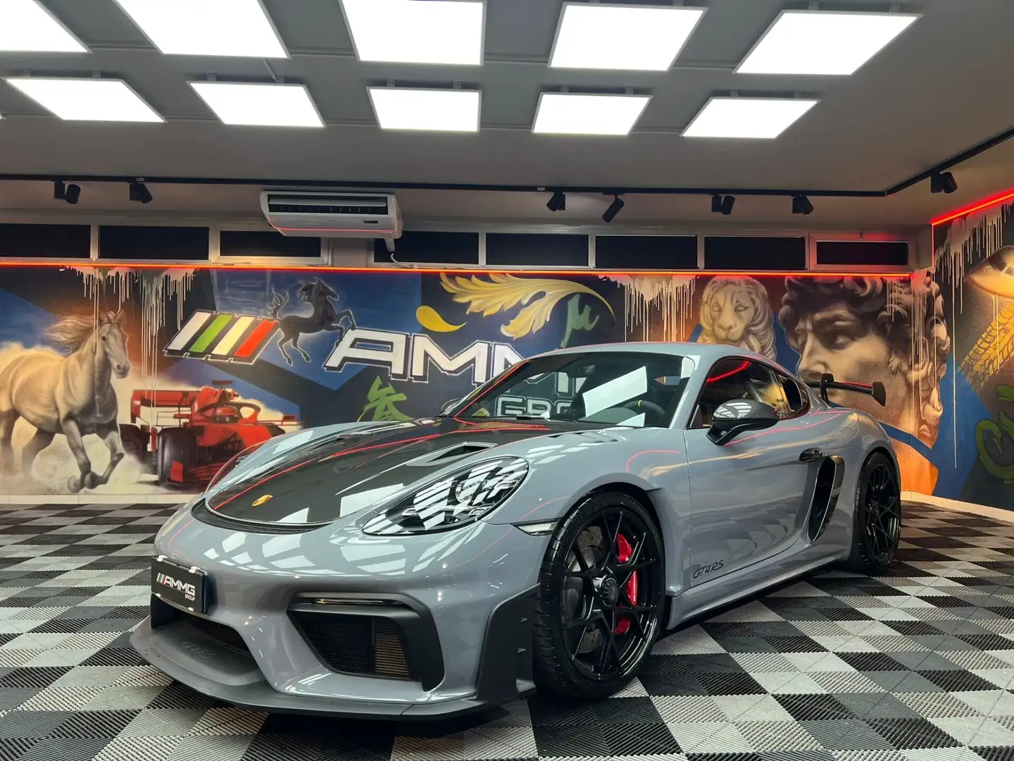 Porsche 718 Spyder 718 4.0 GT4 RS pdk WEISSACH RS PACK (718) Gris - 1