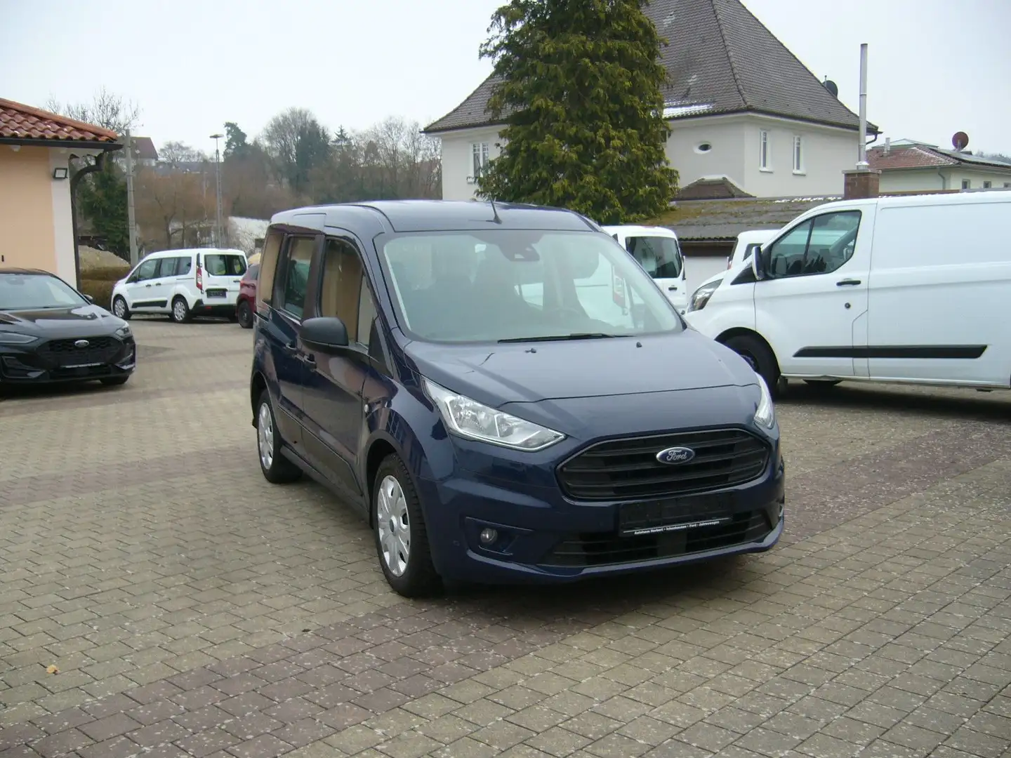 Ford Transit Connect 1,5 Trend 5-Sitze,SHZ,PDCTüv neu Blau - 2