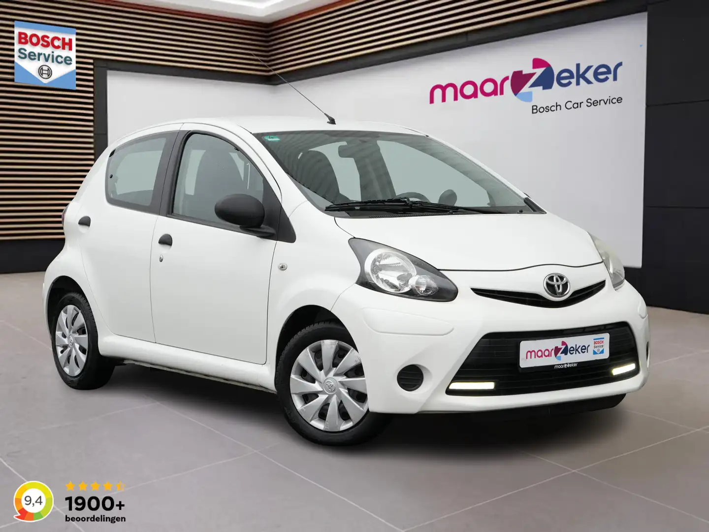 Toyota Aygo 1.0 VVT-i Aspiration ✅Navi✅Airco✅LED dagrij✅Radio Blanc - 1