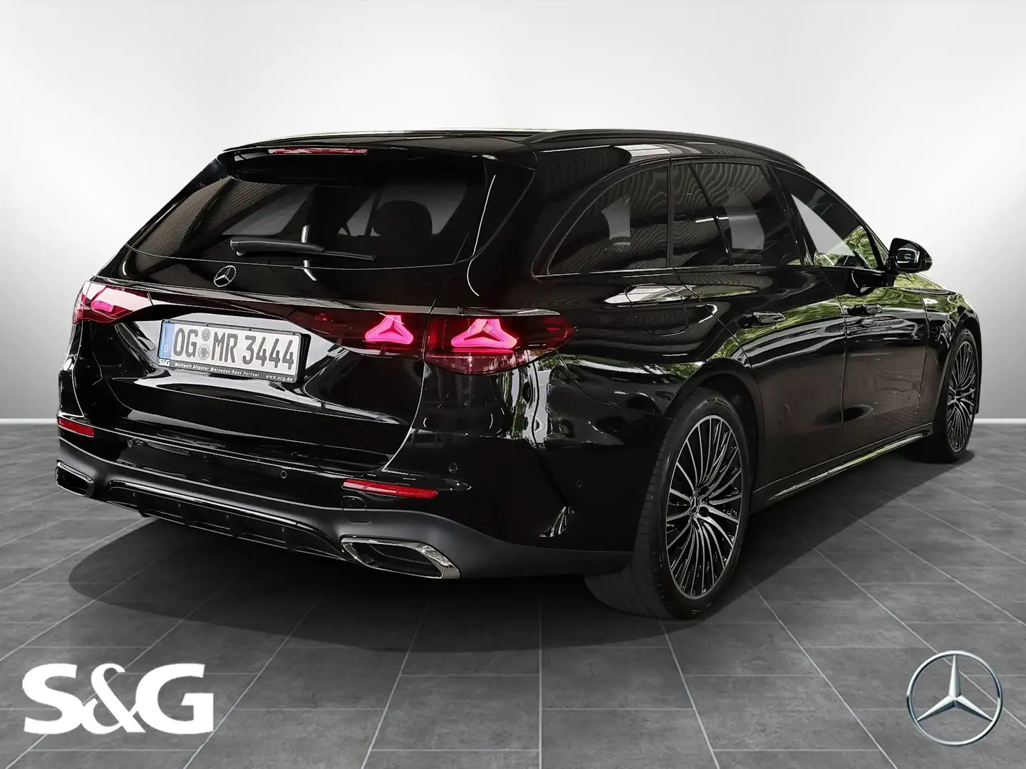 Mercedes-Benz E 450 d 4M T AMG MBUX+360°+AHK+Pano+DIG-LED+HUD Zwart - 2