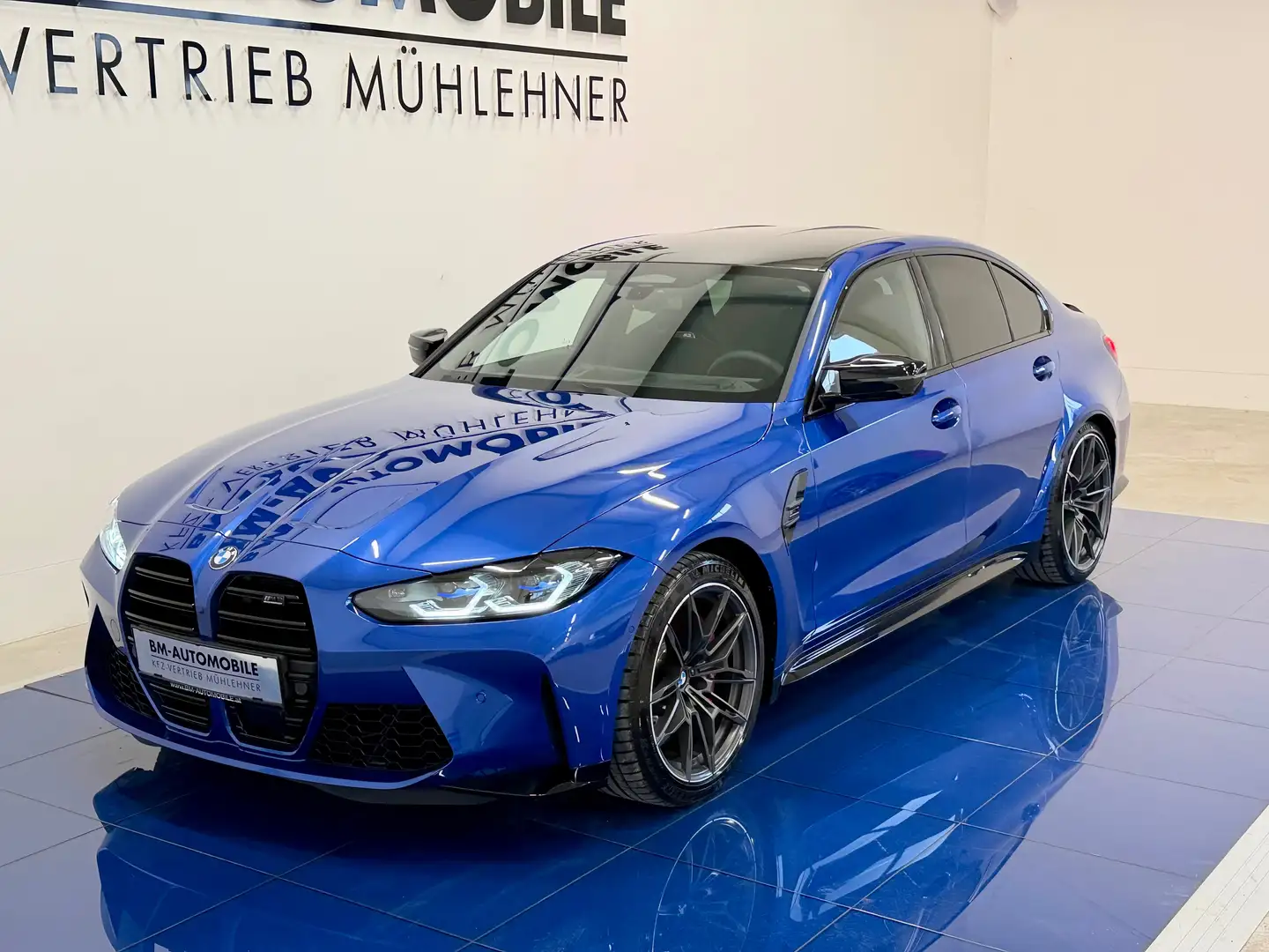 BMW M3 M3 Competition M xDrive,Schalensitze,Laser,H&K, Blau - 2