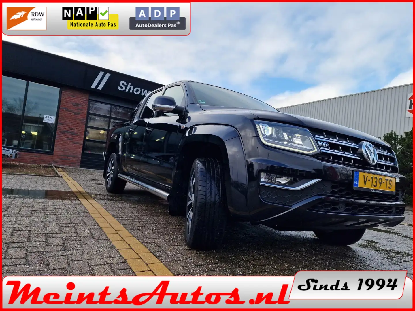 Volkswagen Amarok 3.0 TDI 4Motion V6 224Pk DC Dubbele Cabine XL Euro Zwart - 2