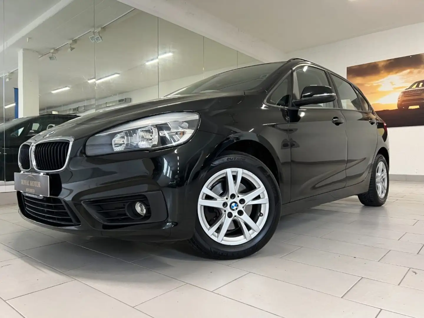 BMW 216 d Active Tourer + PELLE !!! 65.000 KM !! Black - 1