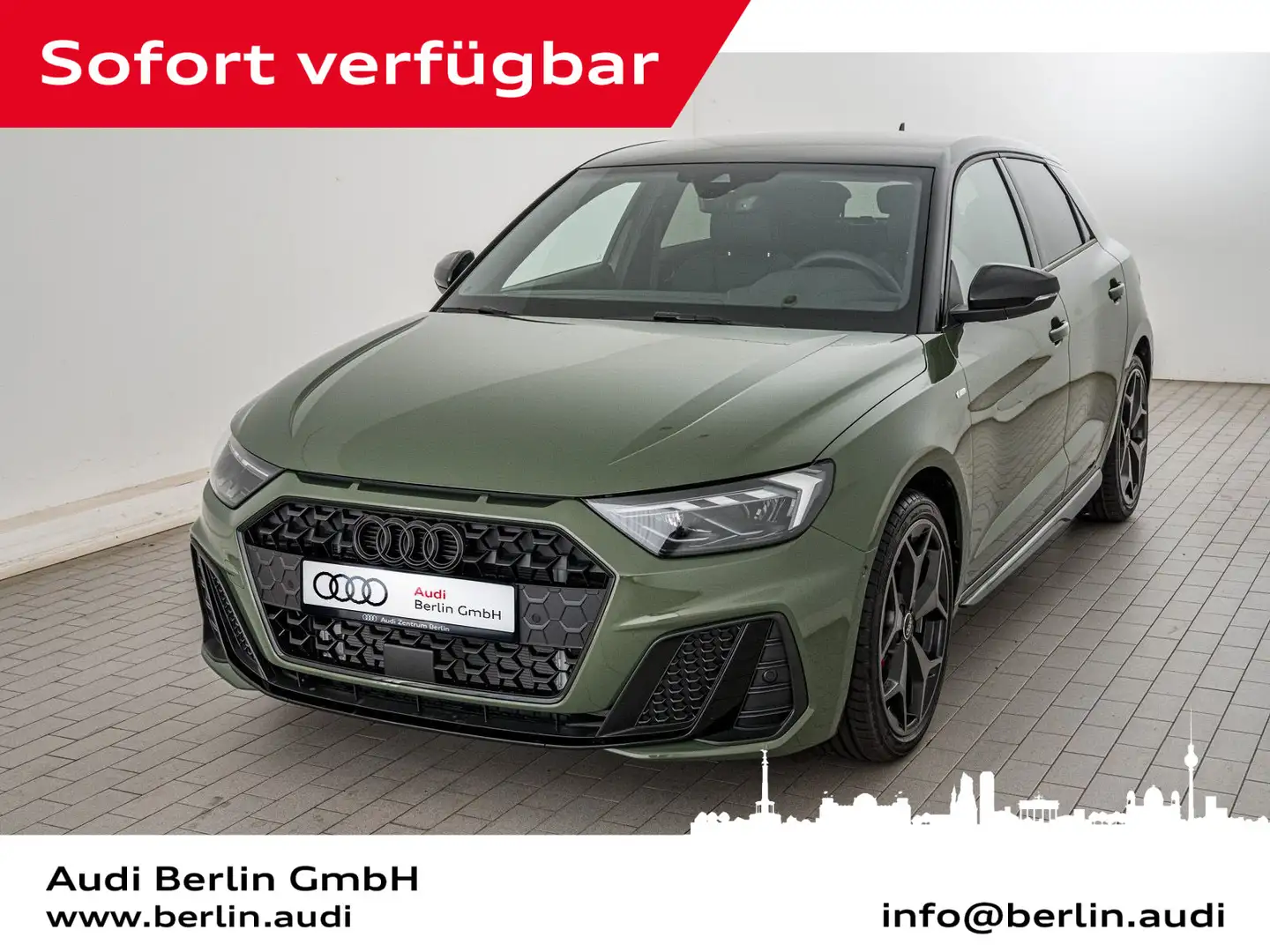 Audi A1 S line 35 TFSI S tronic Grün - 1